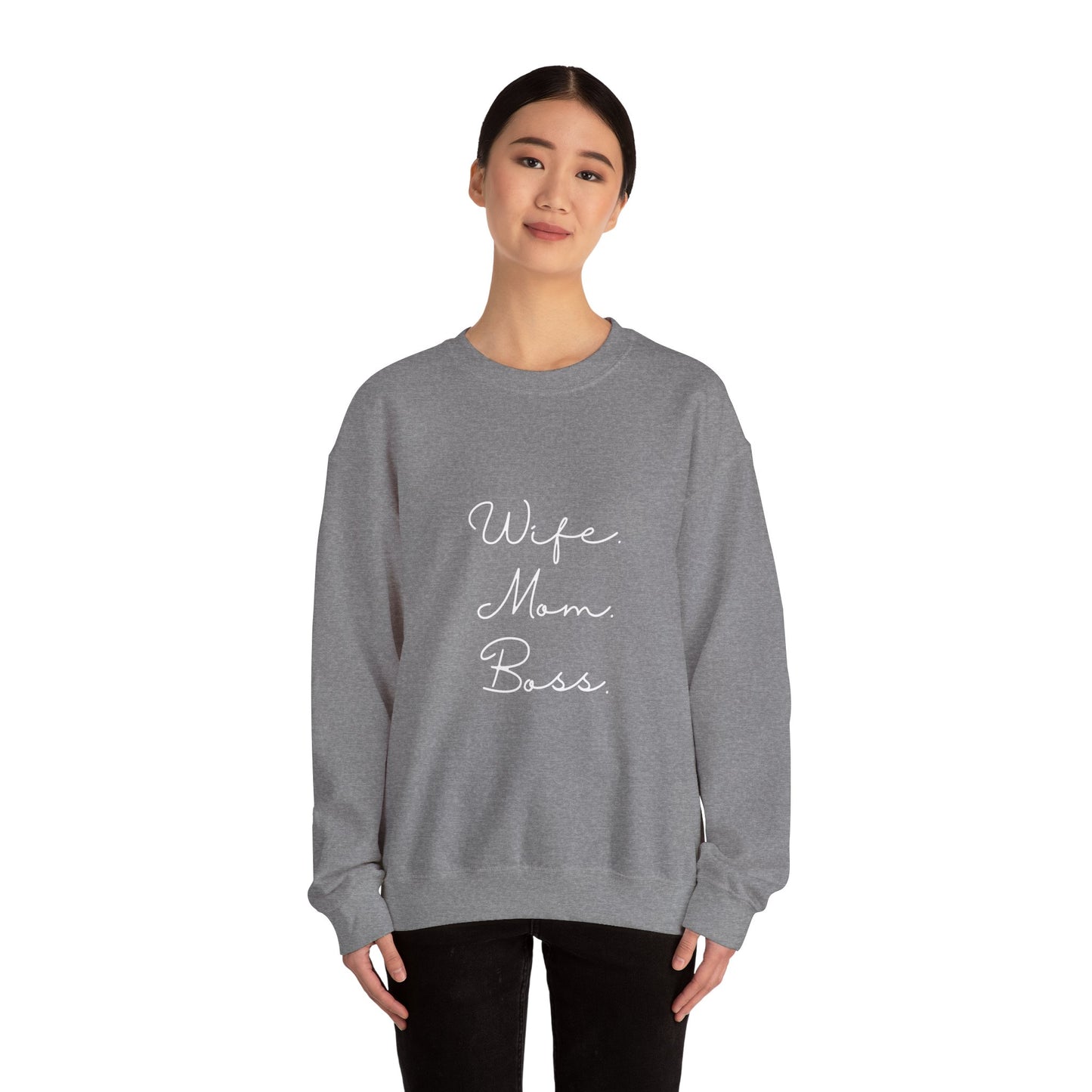 Wife Mom Boss Sweatshirt - Mother's Day Gift