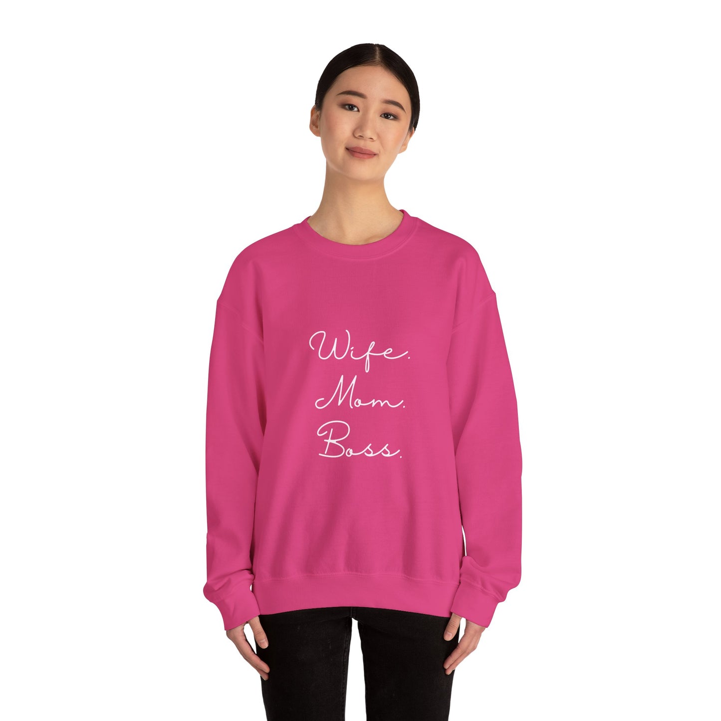 Wife Mom Boss Sweatshirt - Mother's Day Gift