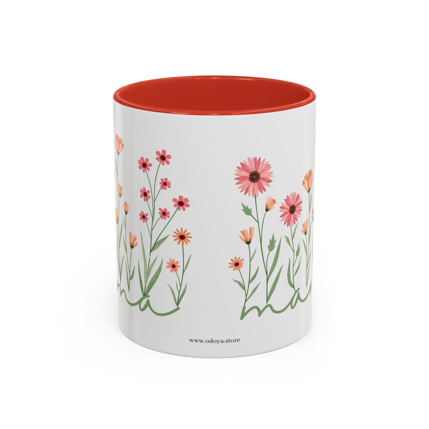 Coffee Mug Minimalist Flowers Mother's Day Gift