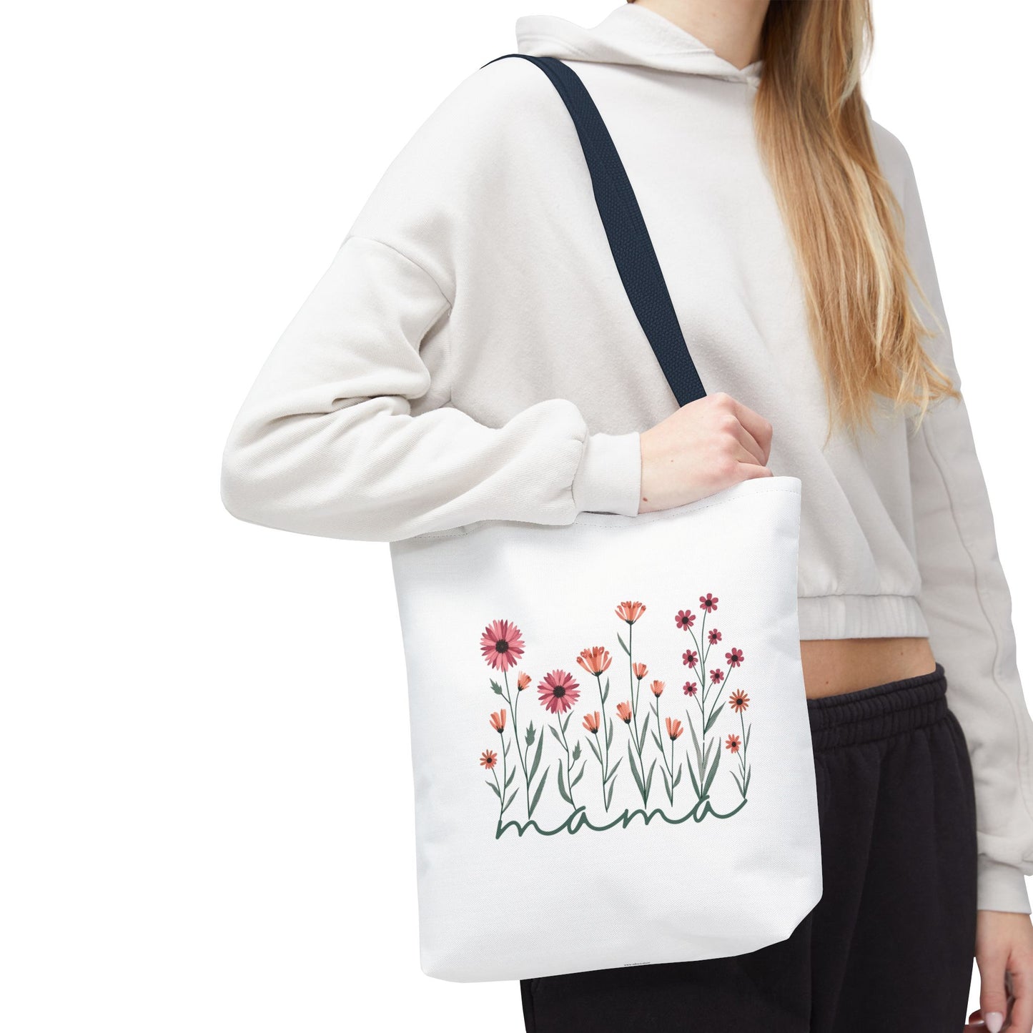 Minimalist Flowers Mother's Tote Bag