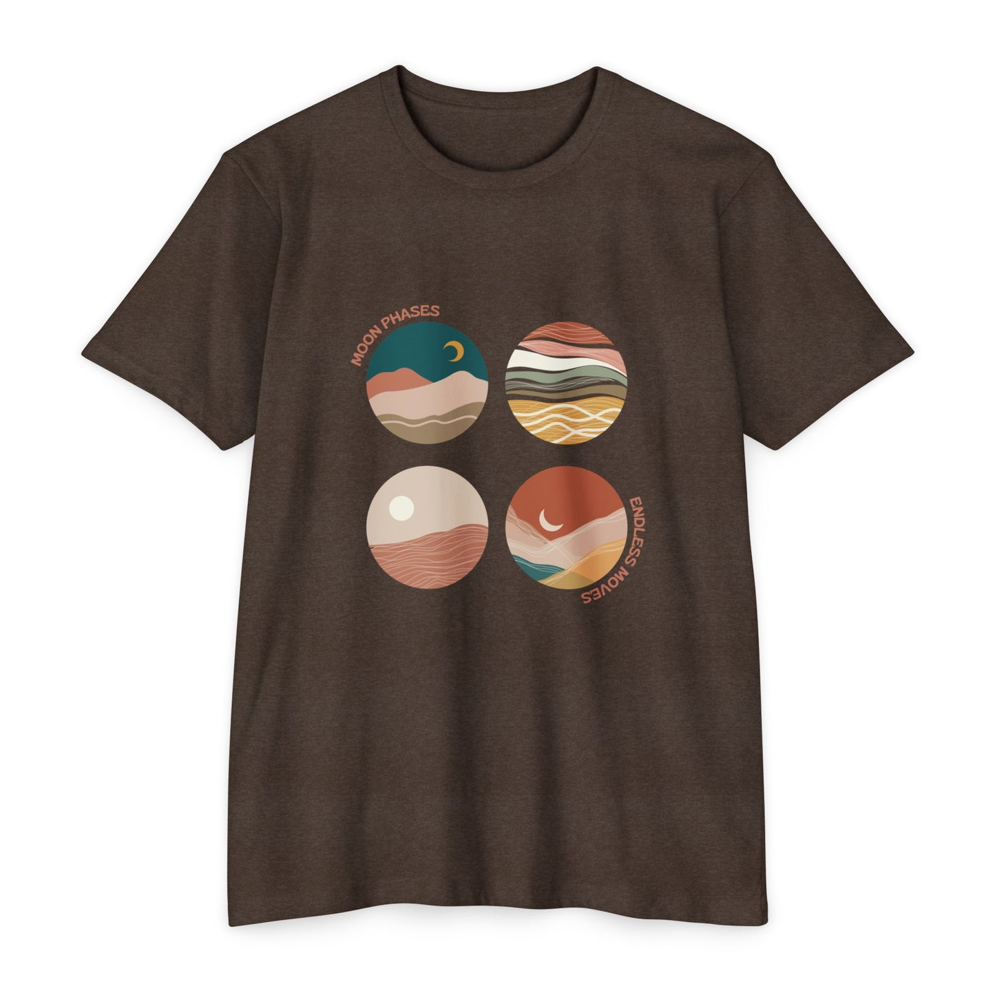 Moon Phases T-Shirt – Celestial Design for Astrology Lovers