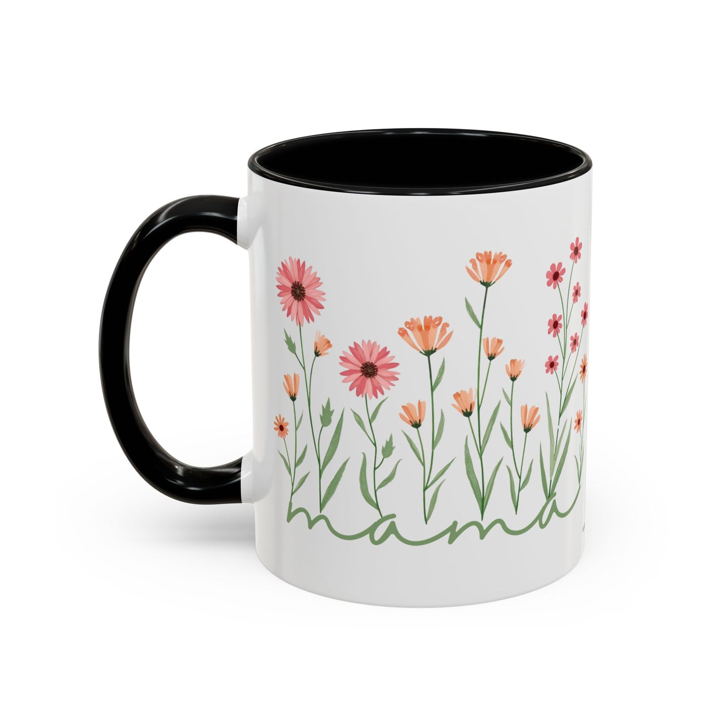 Coffee Mug Minimalist Flowers Mother's Day Gift