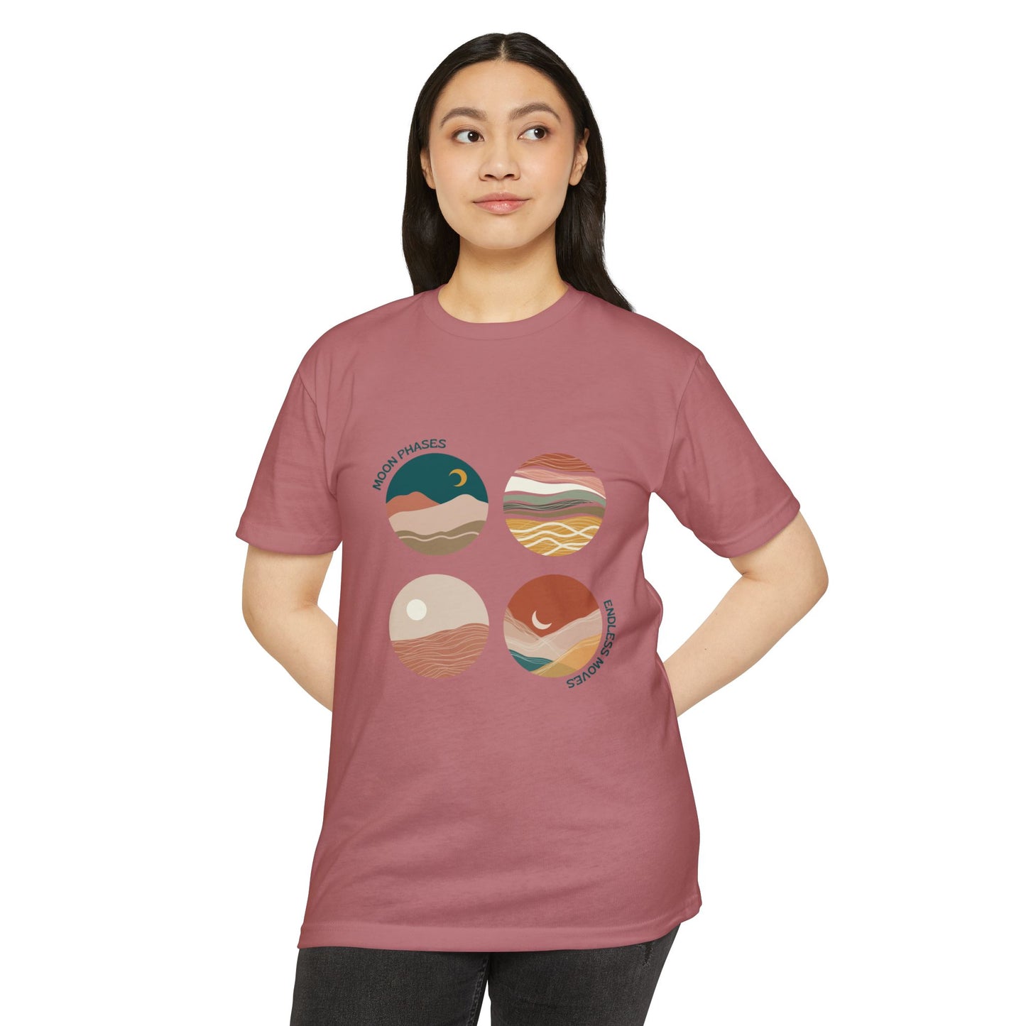 Moon Phases T-Shirt – Celestial Design for Astrology Lovers