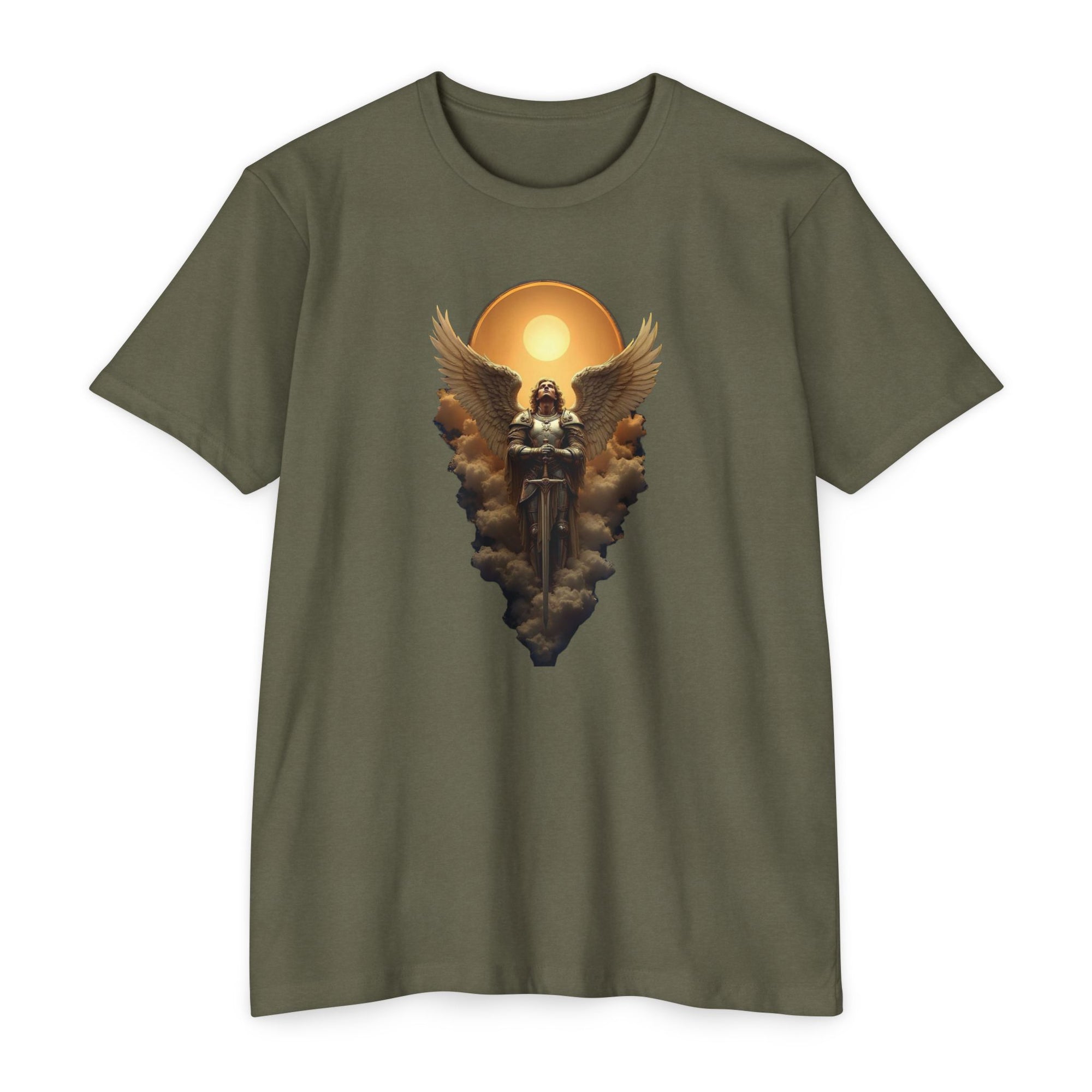 Celestial Warrior Saint Michael the Archangel T-Shirt