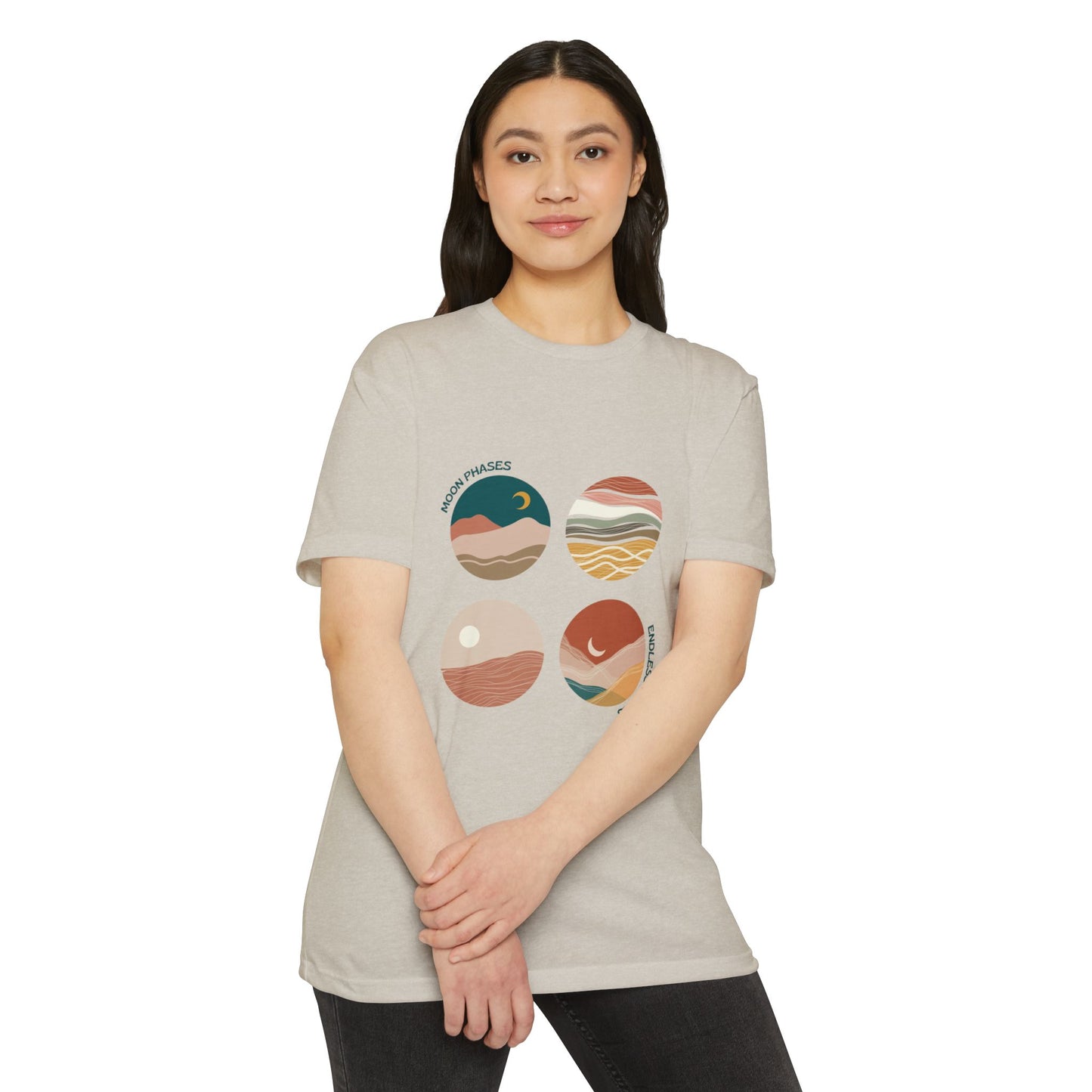 Moon Phases T-Shirt – Celestial Design for Astrology Lovers