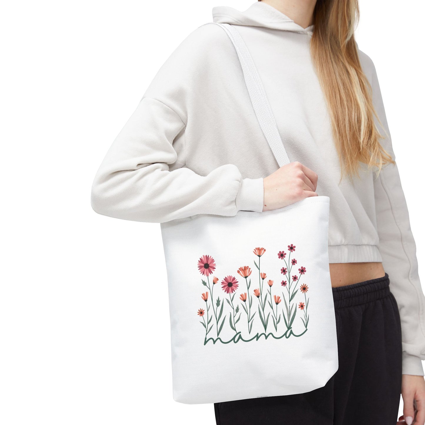 Minimalist Flowers Mother's Tote Bag
