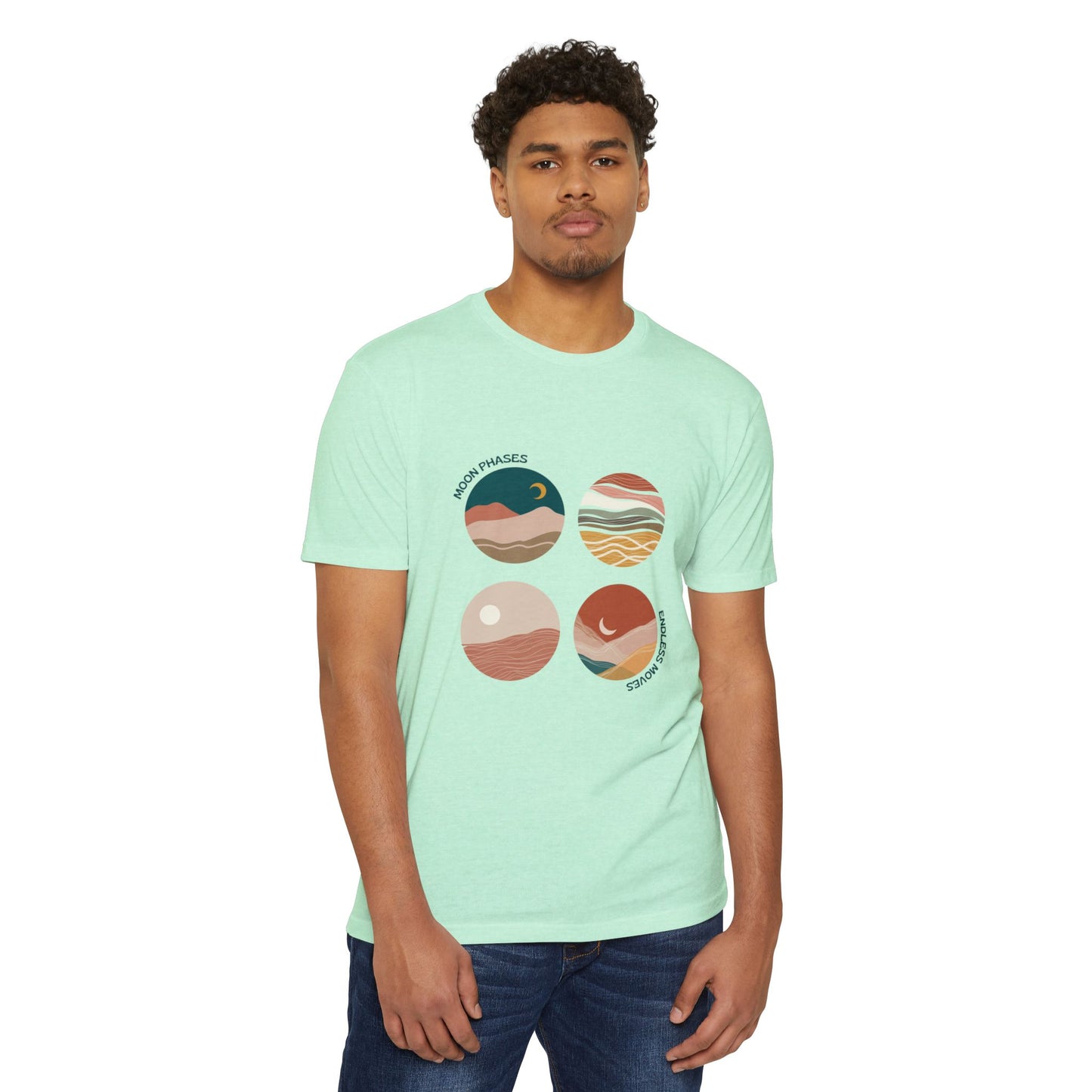 Moon Phases T-Shirt – Celestial Design for Astrology Lovers