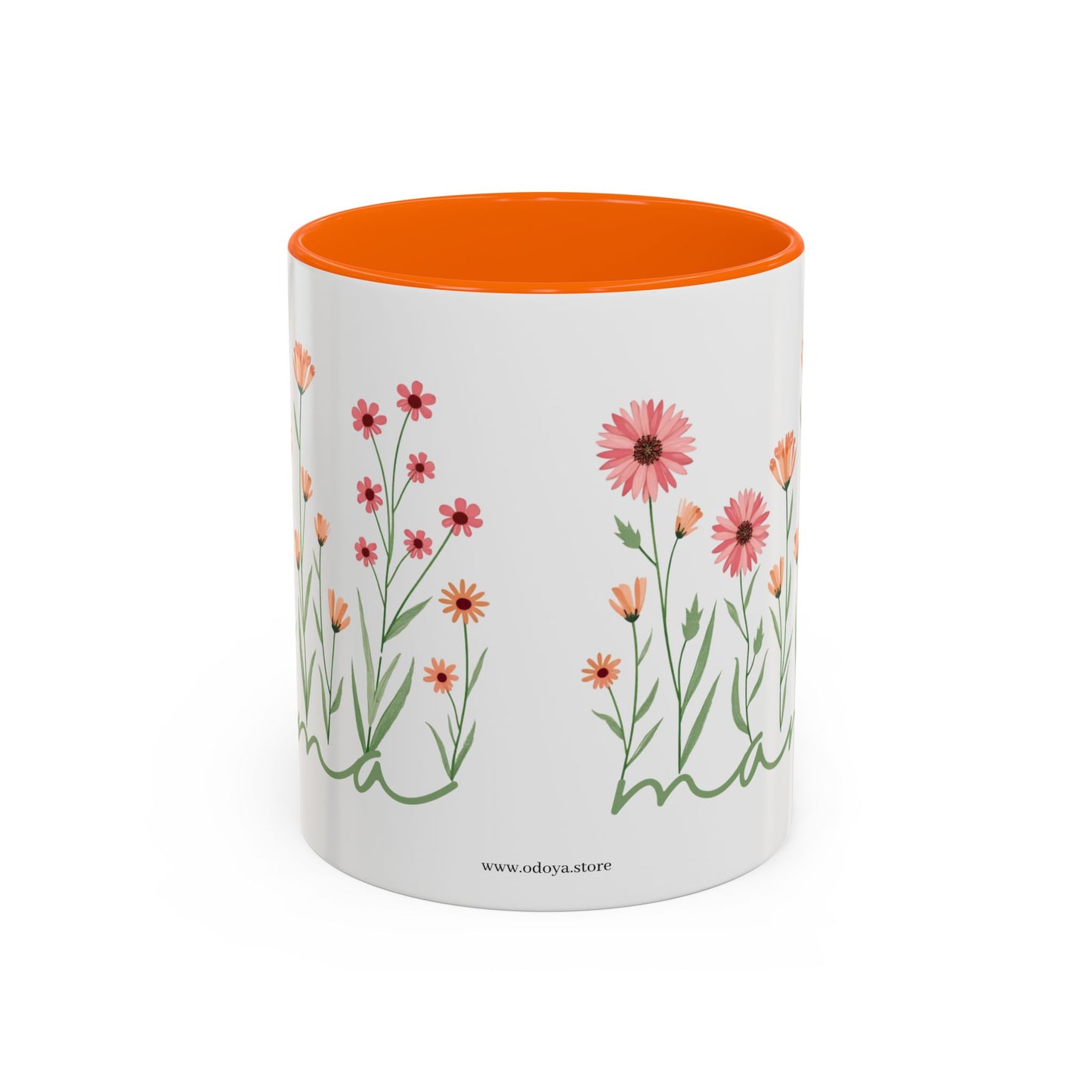 Coffee Mug Minimalist Flowers Mother's Day Gift