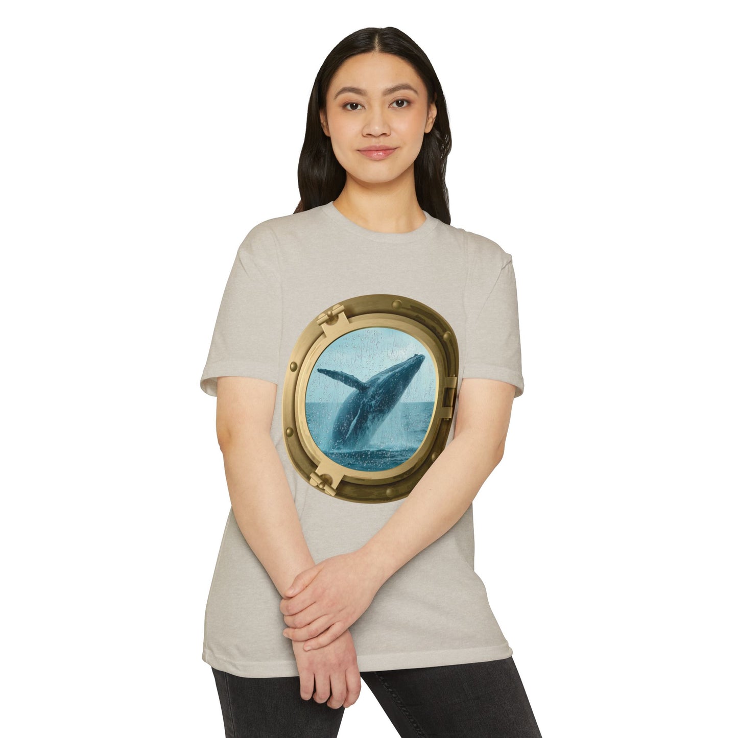 Whale Breaching T-Shirt – Minimal Ocean Design for Nature Lovers