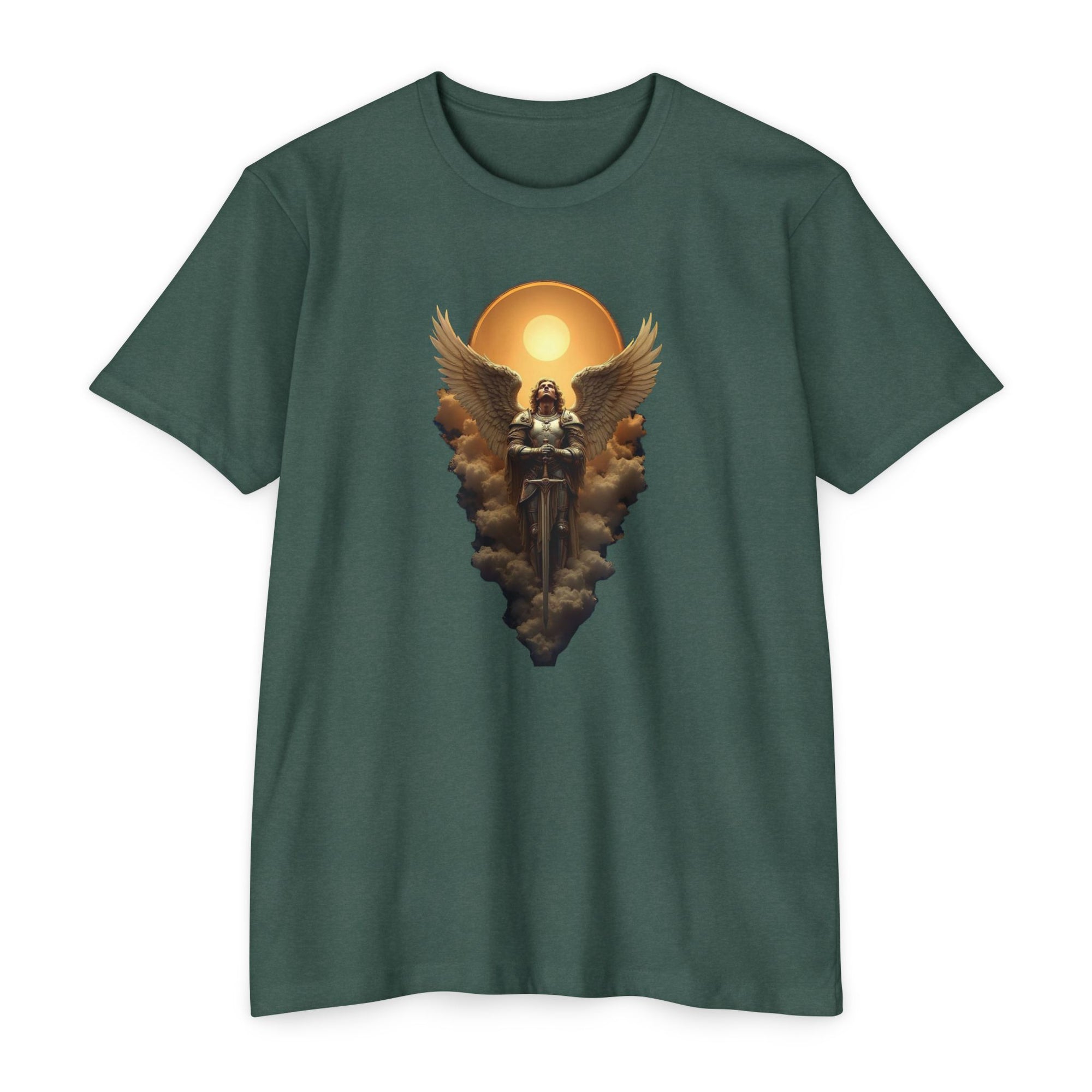 Celestial Warrior Saint Michael the Archangel T-Shirt
