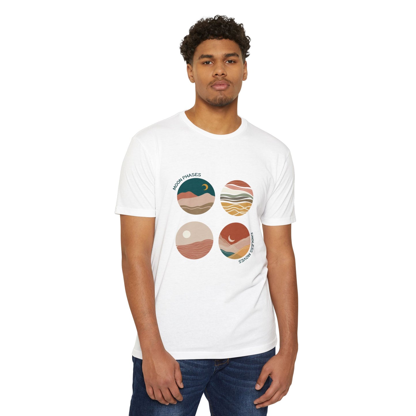 Moon Phases T-Shirt – Celestial Design for Astrology Lovers
