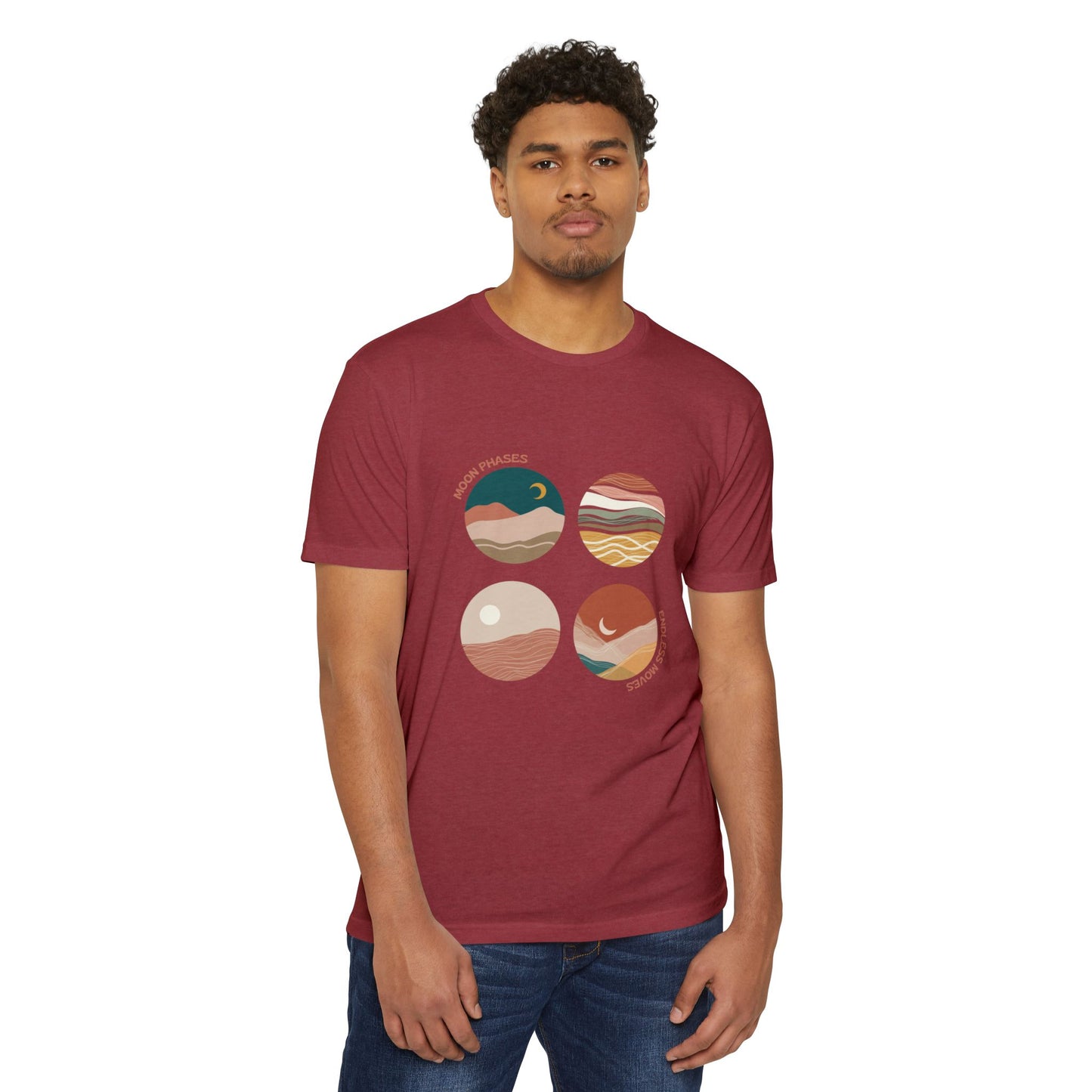 Moon Phases T-Shirt – Celestial Design for Astrology Lovers