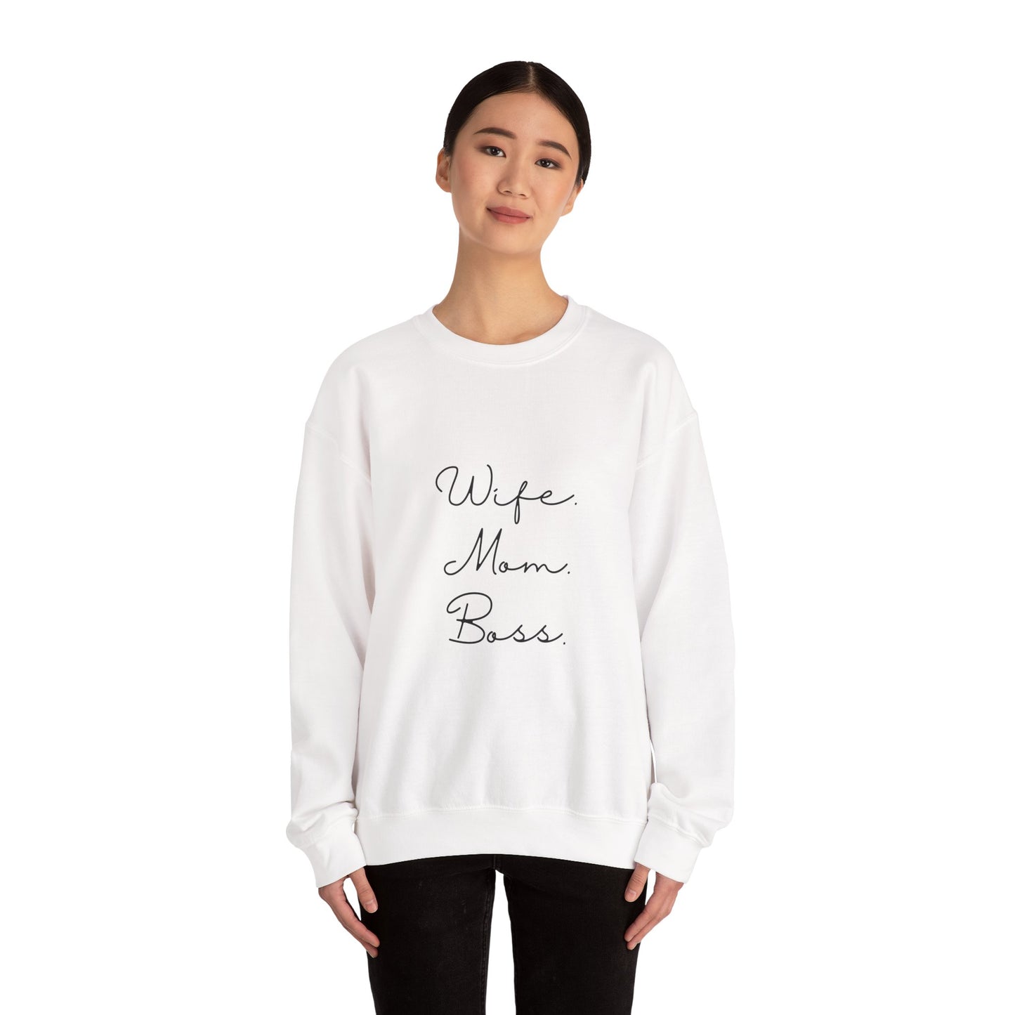 Wife Mom Boss Sweatshirt - Mother's Day Gift
