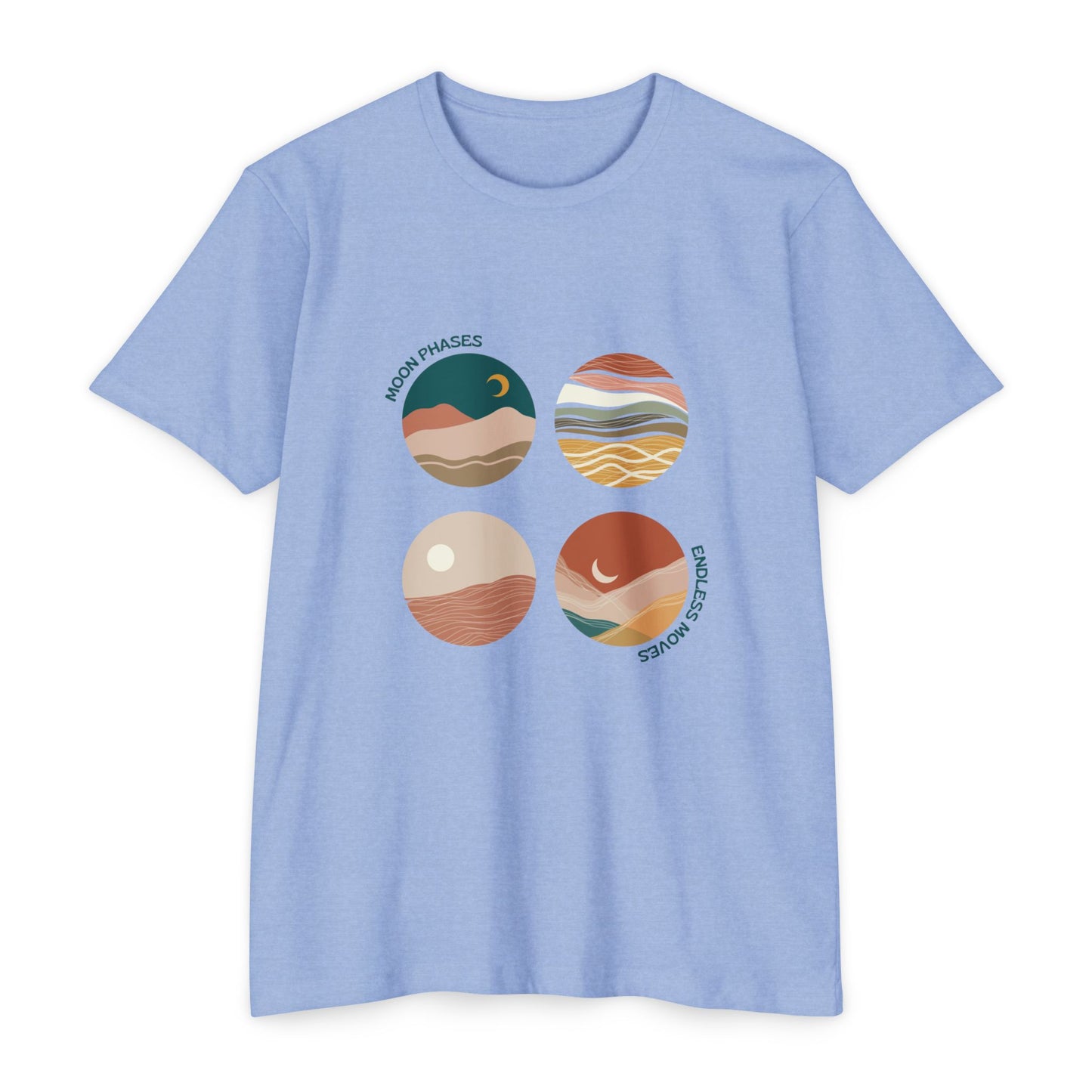 Moon Phases T-Shirt – Celestial Design for Astrology Lovers