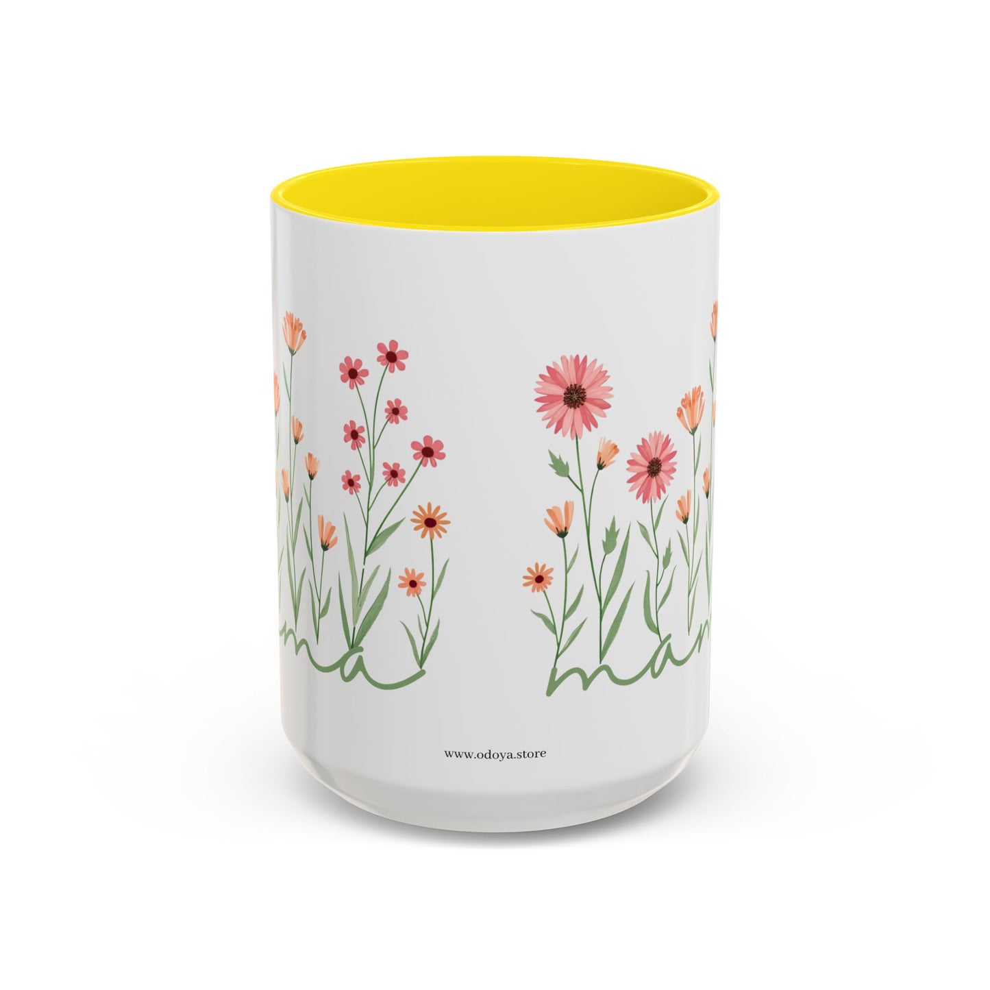 Coffee Mug Minimalist Flowers Mother's Day Gift