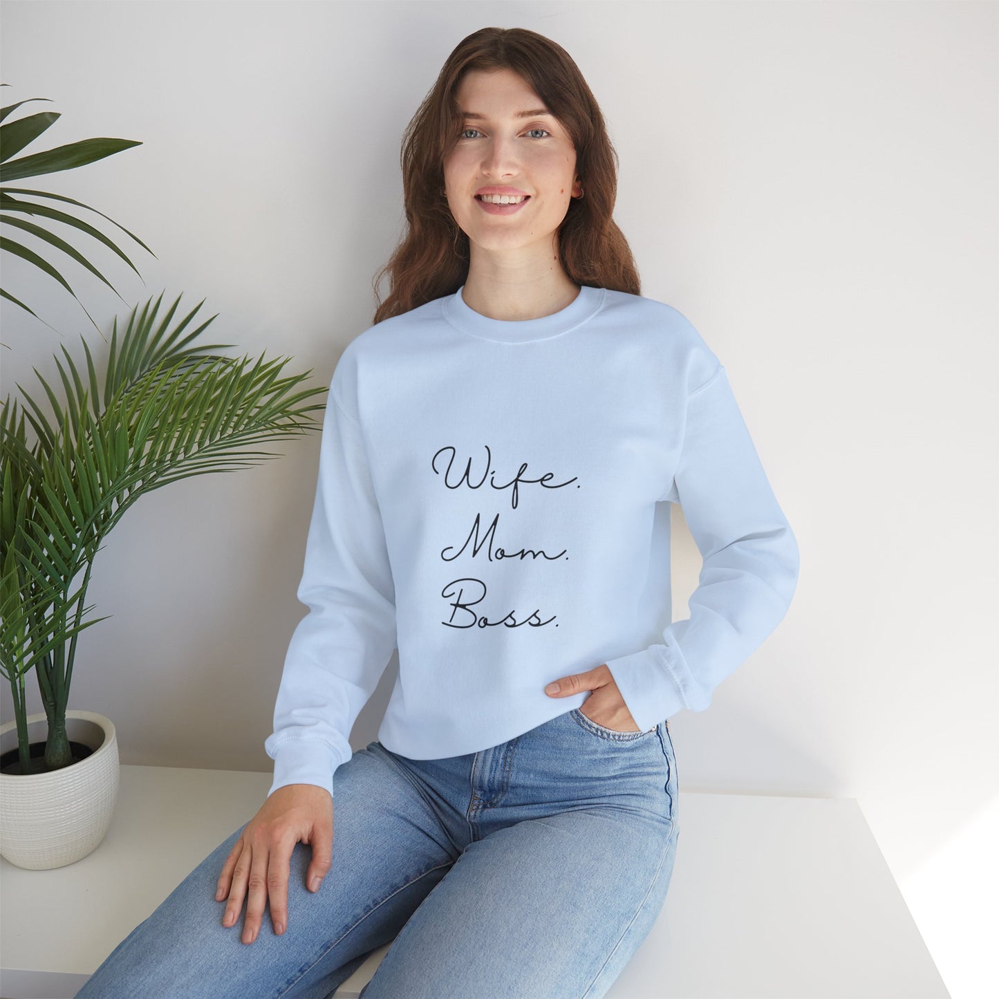 Wife Mom Boss Sweatshirt - Mother's Day Gift