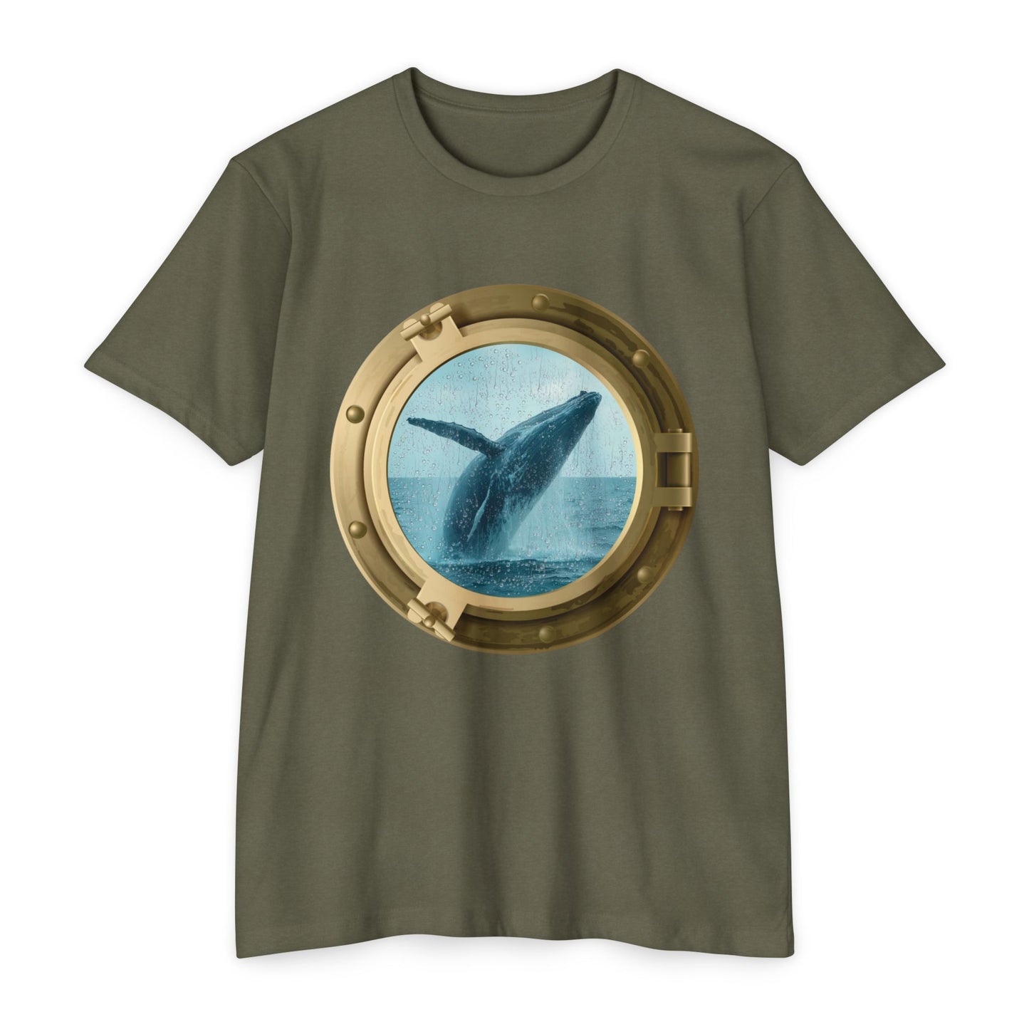 Whale Breaching T-Shirt – Minimal Ocean Design for Nature Lovers