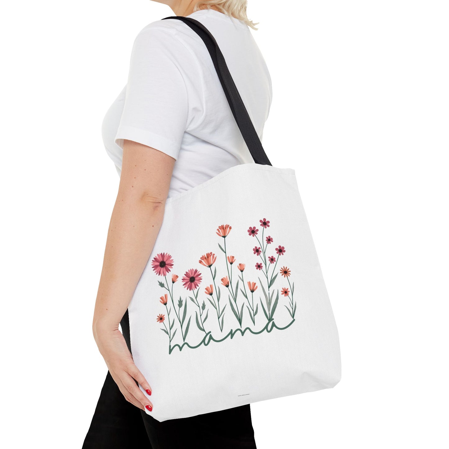 Minimalist Flowers Mother's Tote Bag