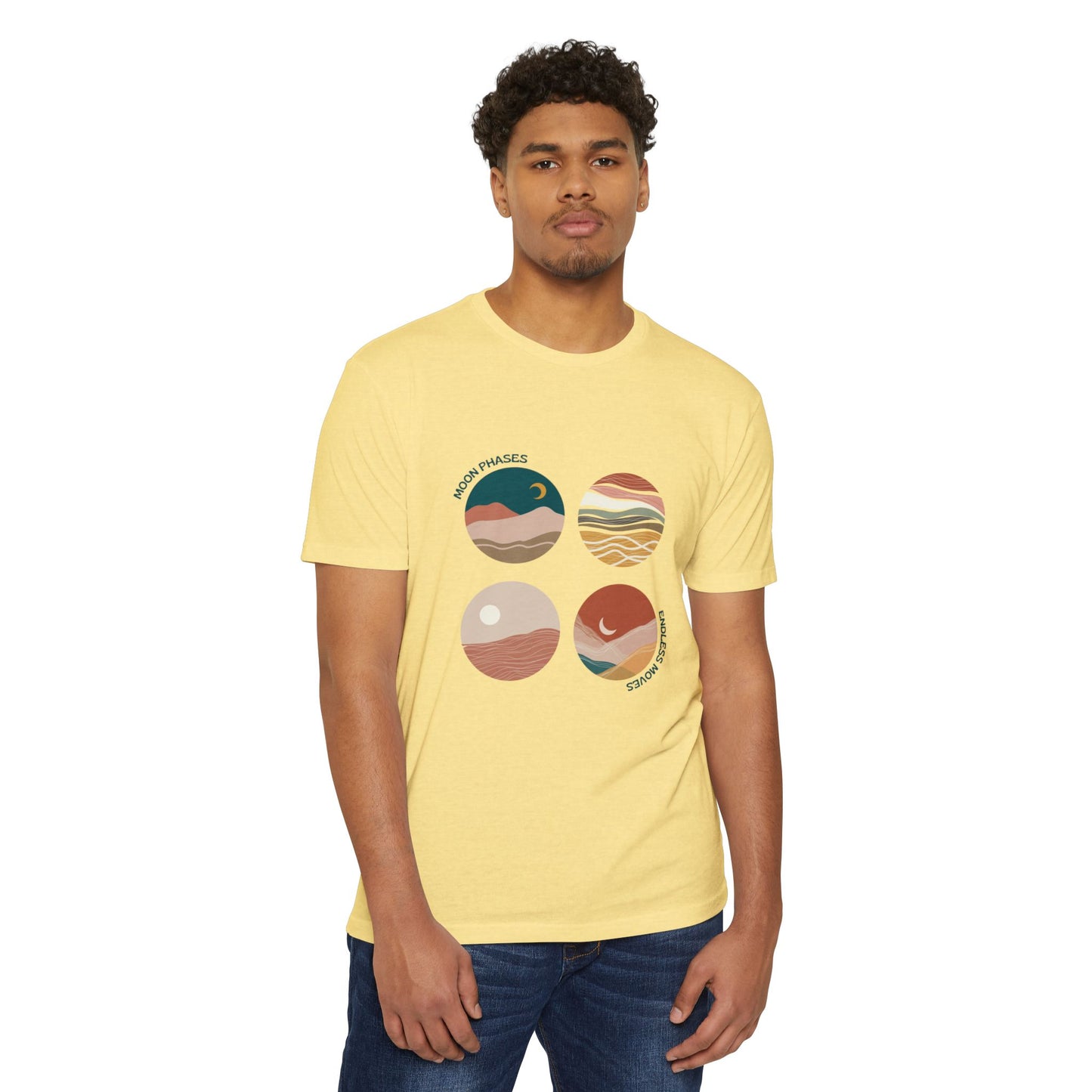 Moon Phases T-Shirt – Celestial Design for Astrology Lovers