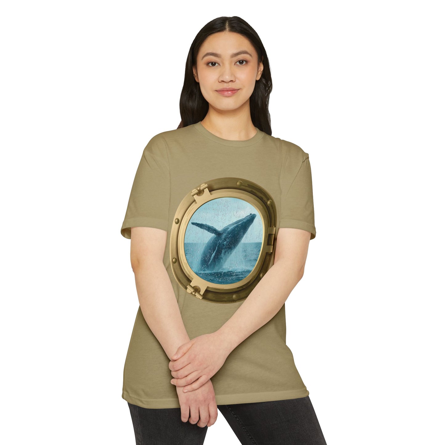 Whale Breaching T-Shirt – Minimal Ocean Design for Nature Lovers