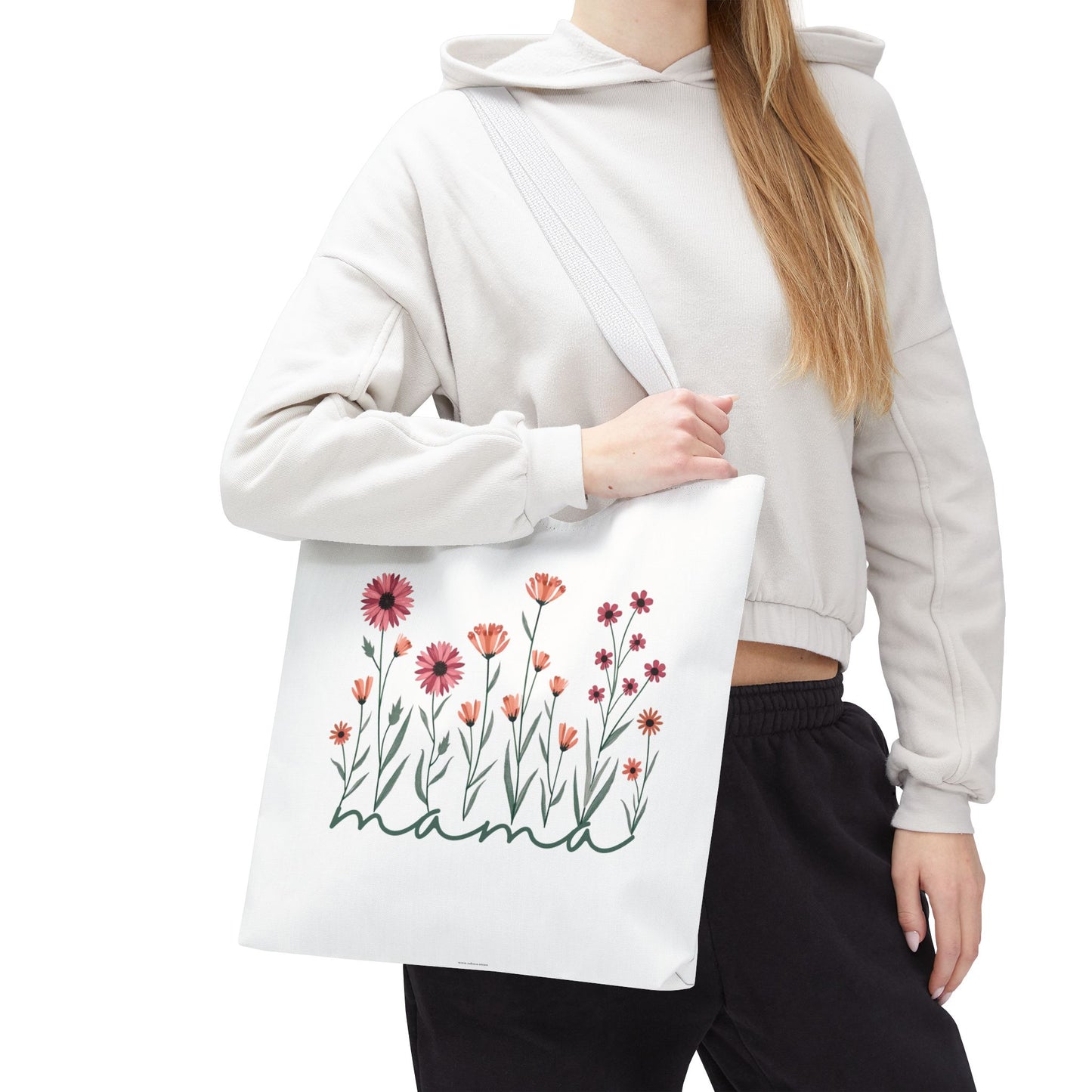 Minimalist Flowers Mother's Tote Bag