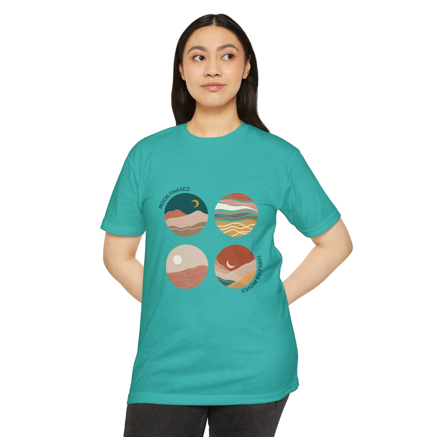 Moon Phases T-Shirt – Celestial Design for Astrology Lovers