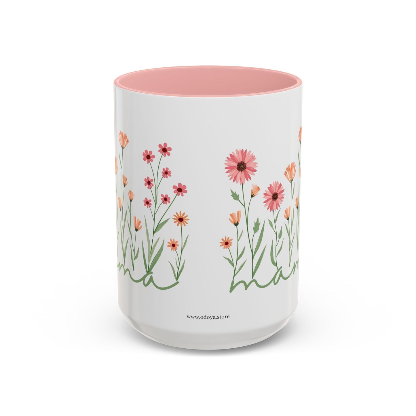 Coffee Mug Minimalist Flowers Mother's Day Gift