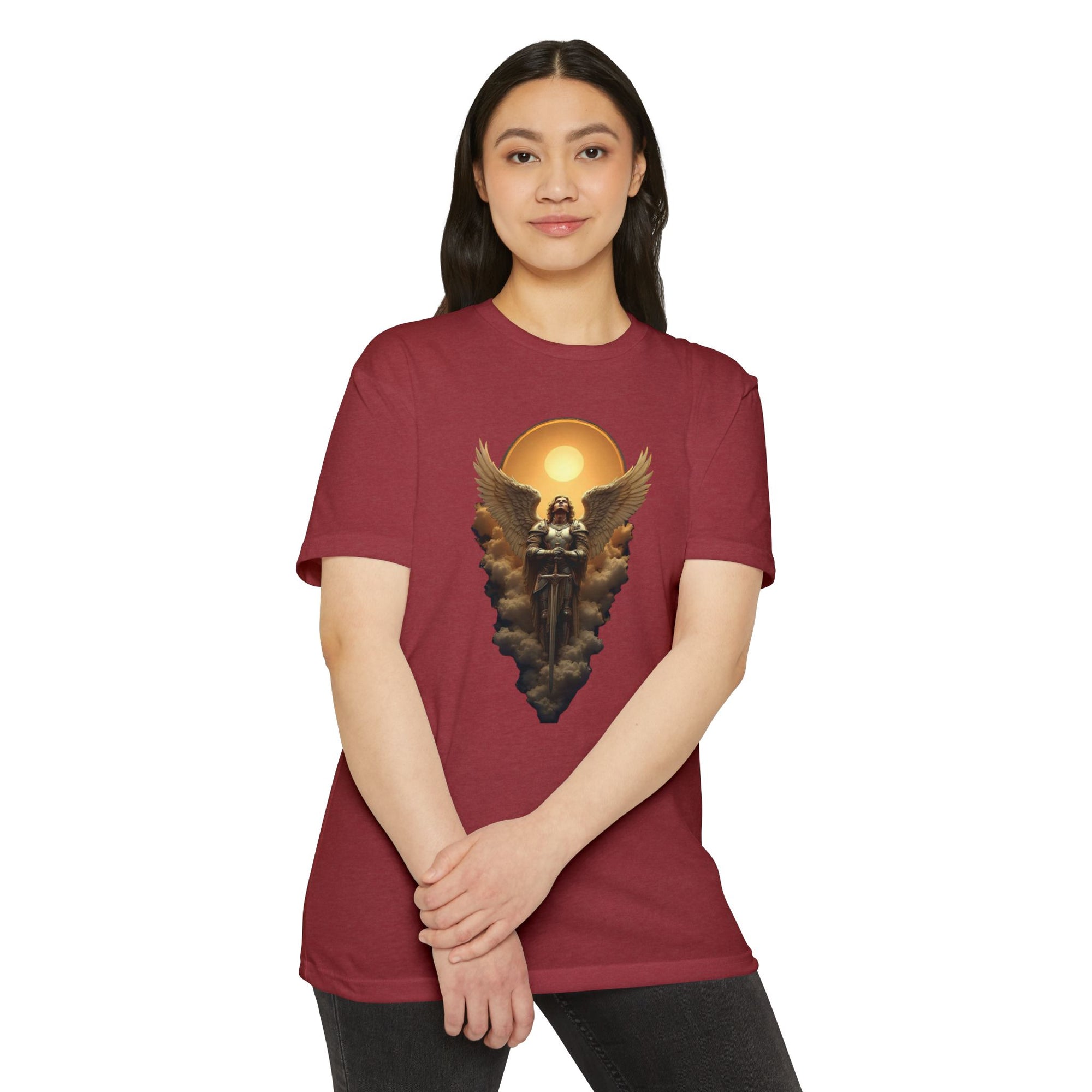 Celestial Warrior Saint Michael the Archangel T-Shirt