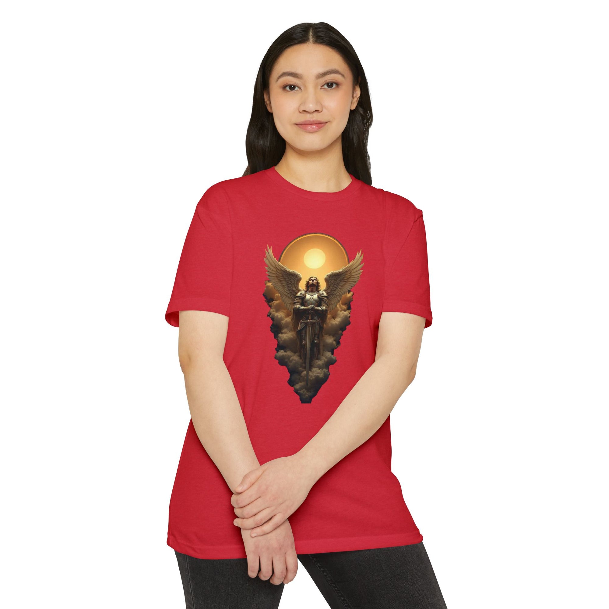 Celestial Warrior Saint Michael the Archangel T-Shirt