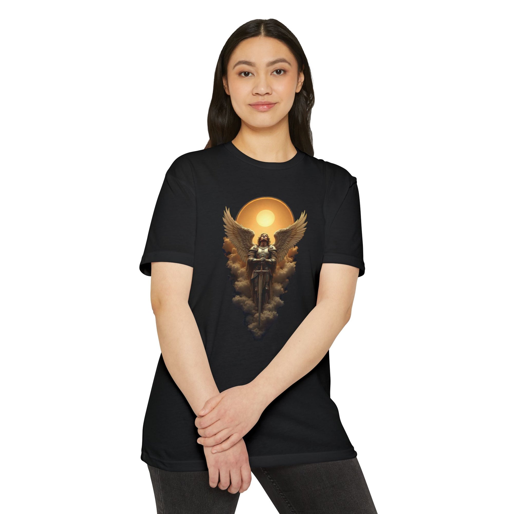 Celestial Warrior Saint Michael the Archangel T-Shirt