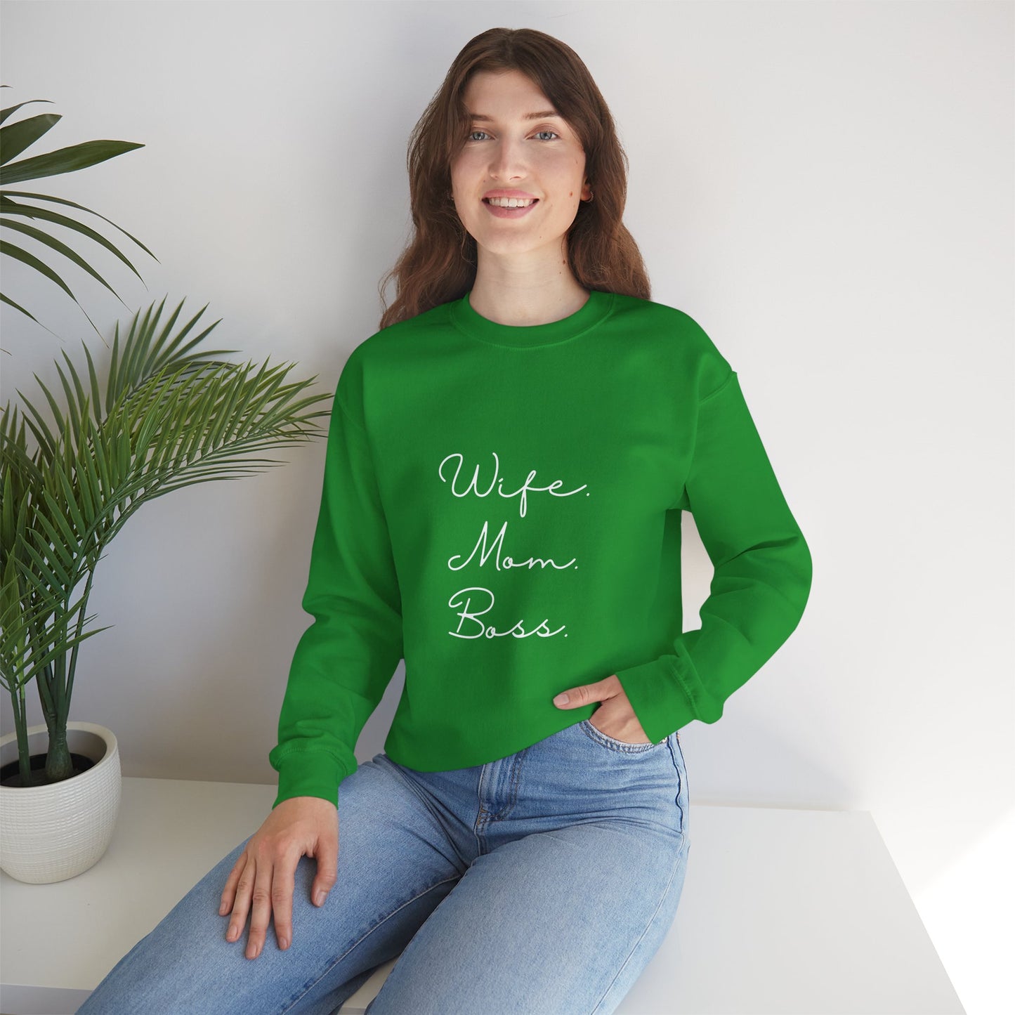 Wife Mom Boss Sweatshirt - Mother's Day Gift