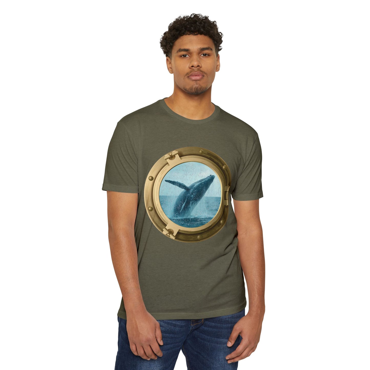 Whale Breaching T-Shirt – Minimal Ocean Design for Nature Lovers