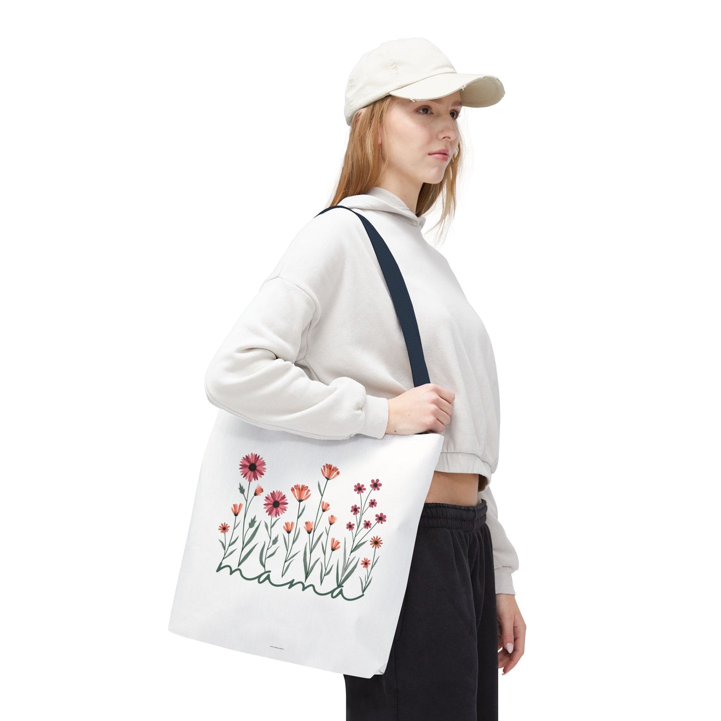 Minimalist Flowers Mother's Tote Bag