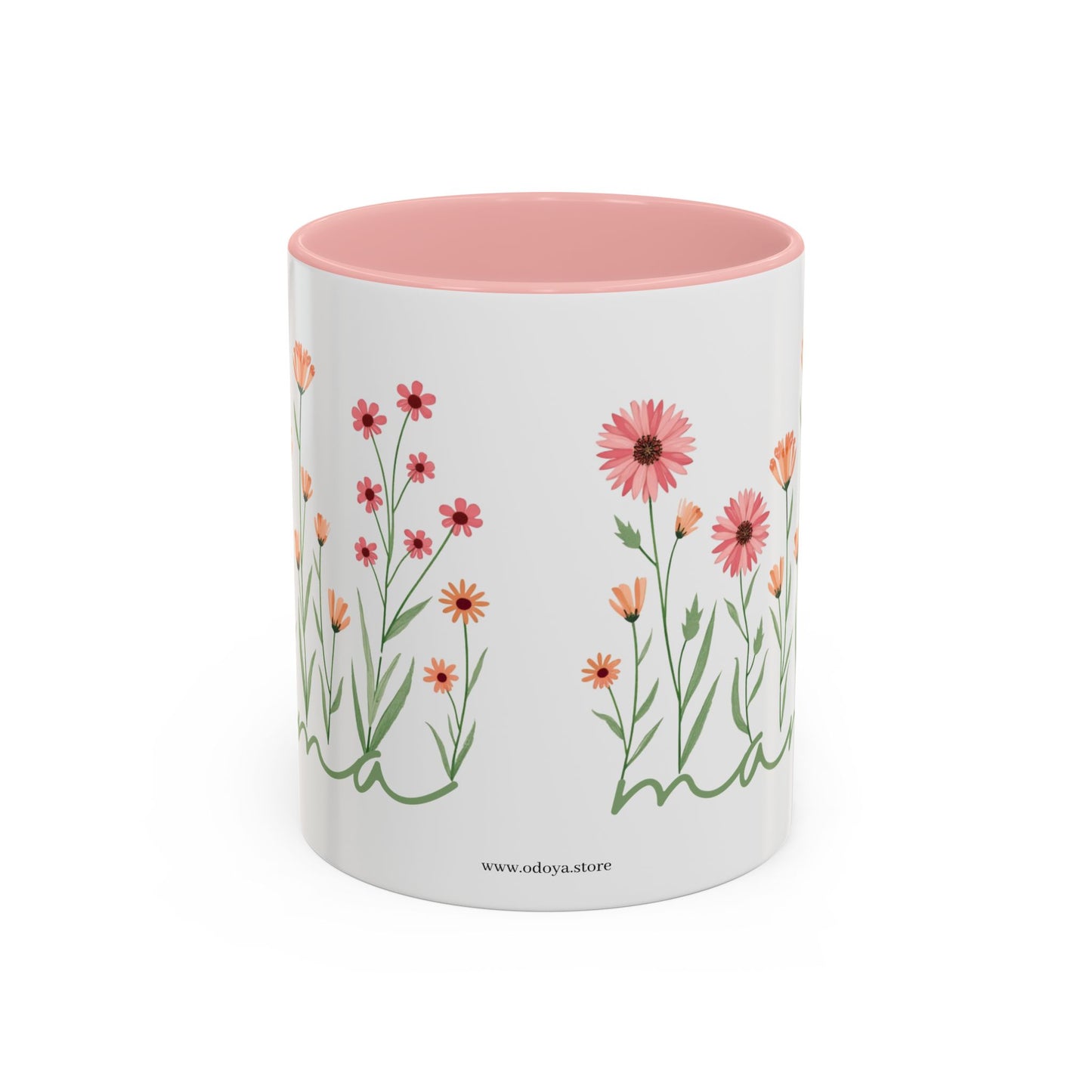 Coffee Mug Minimalist Flowers Mother's Day Gift