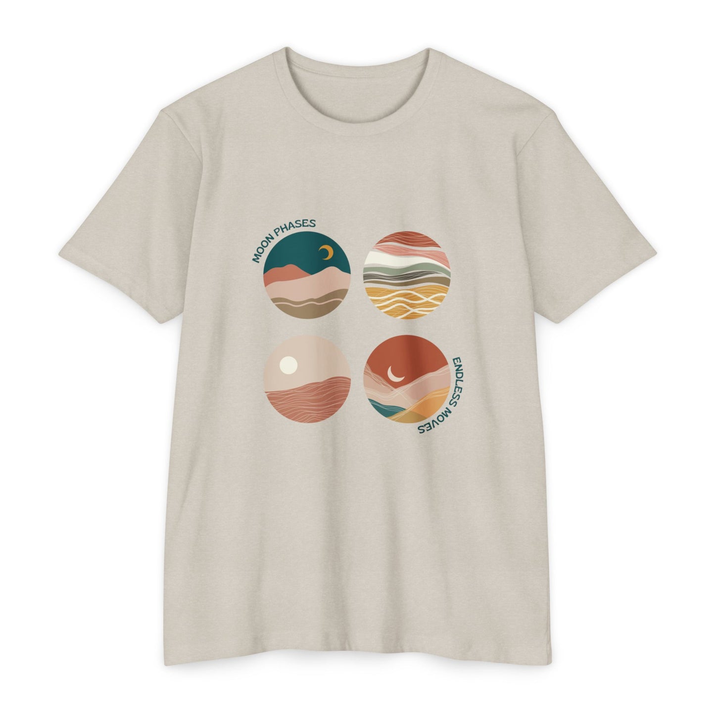 Moon Phases T-Shirt – Celestial Design for Astrology Lovers