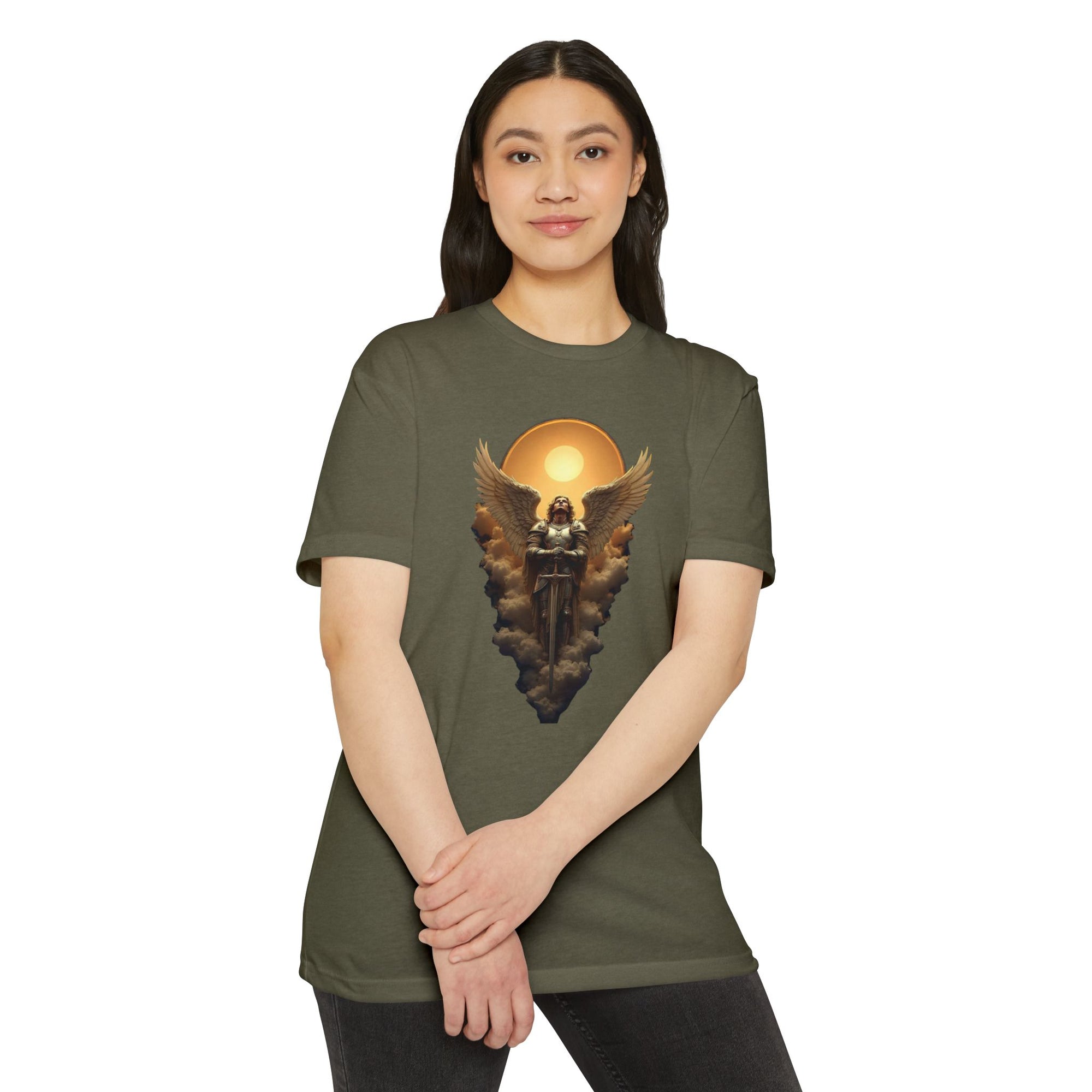 Celestial Warrior Saint Michael the Archangel T-Shirt