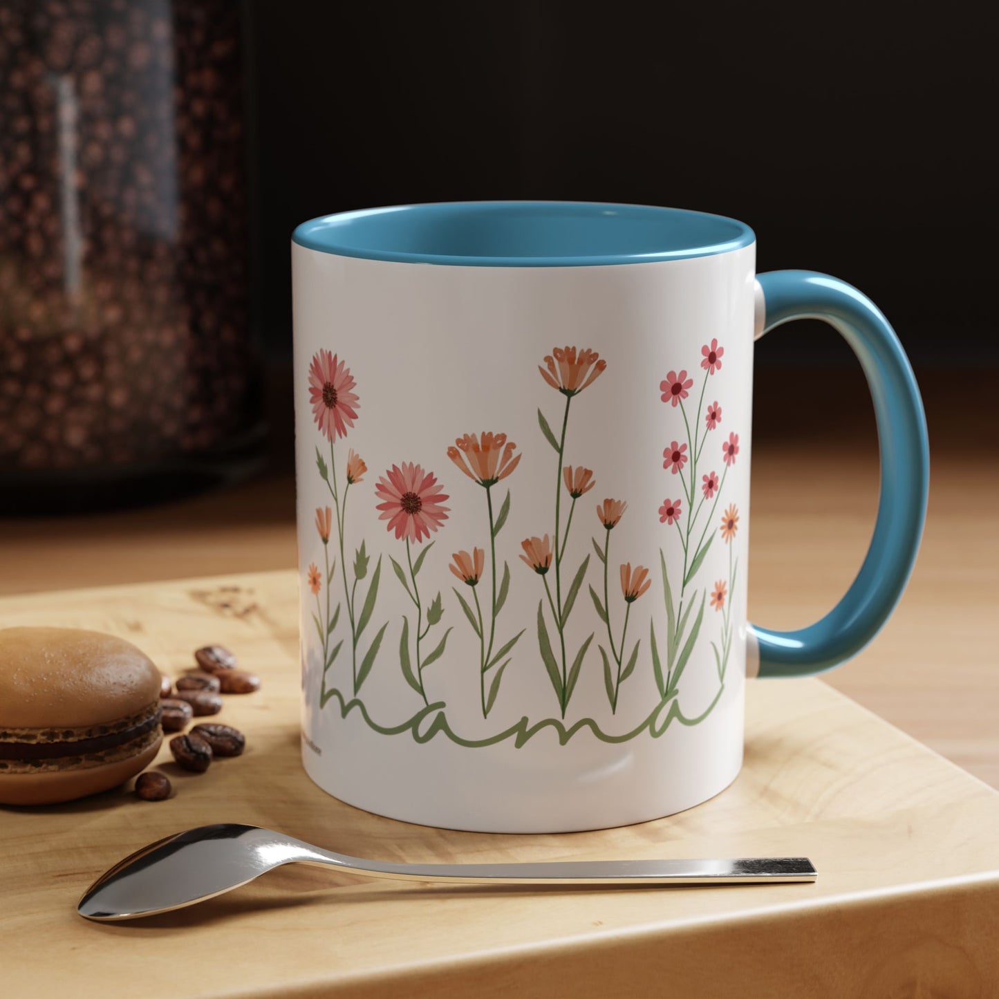Coffee Mug Minimalist Flowers Mother's Day Gift