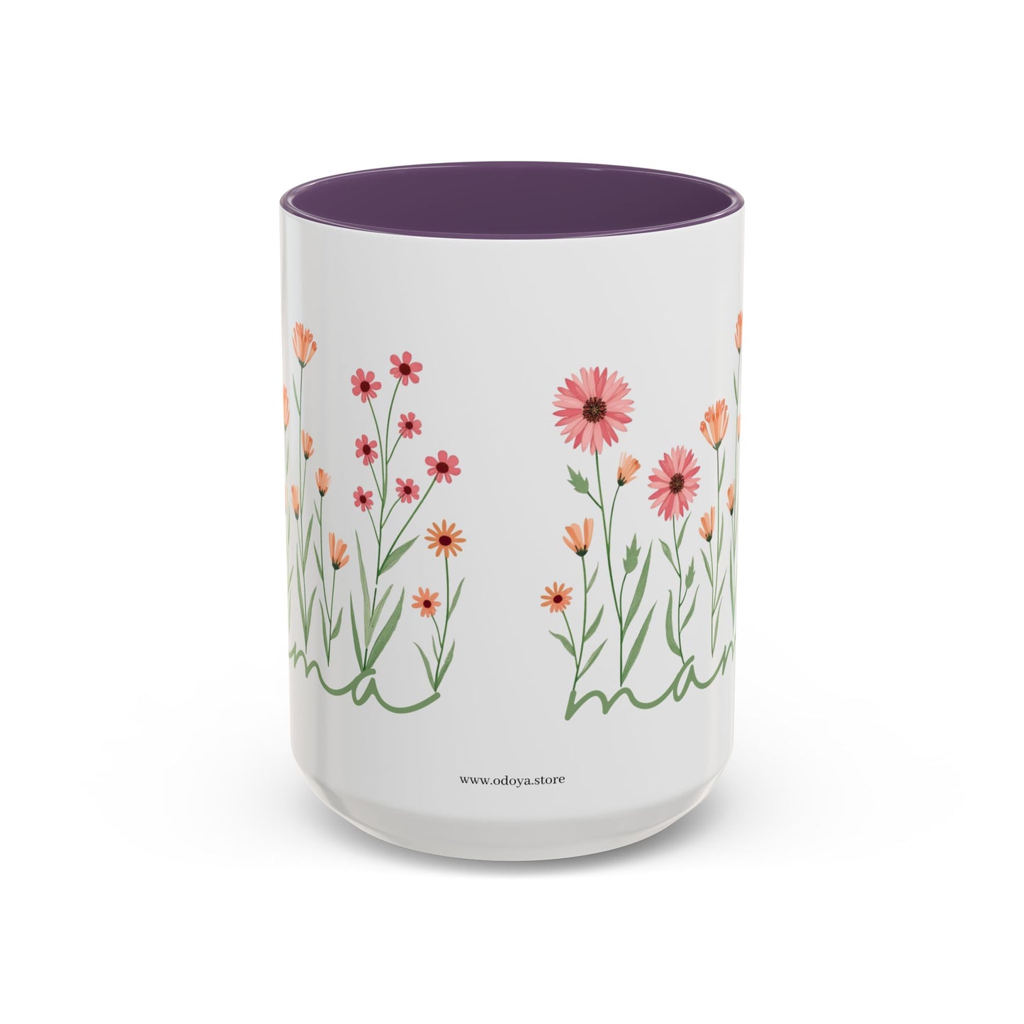 Coffee Mug Minimalist Flowers Mother's Day Gift