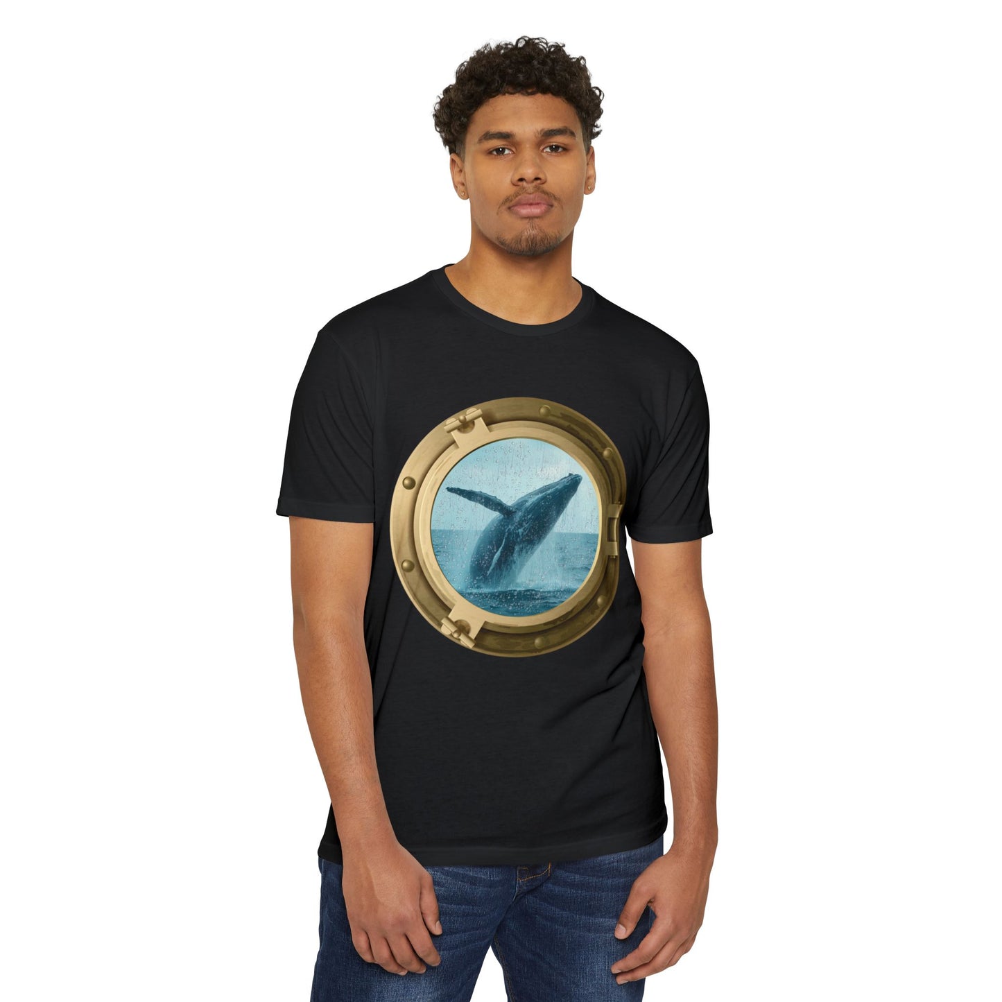 Whale Breaching T-Shirt – Minimal Ocean Design for Nature Lovers