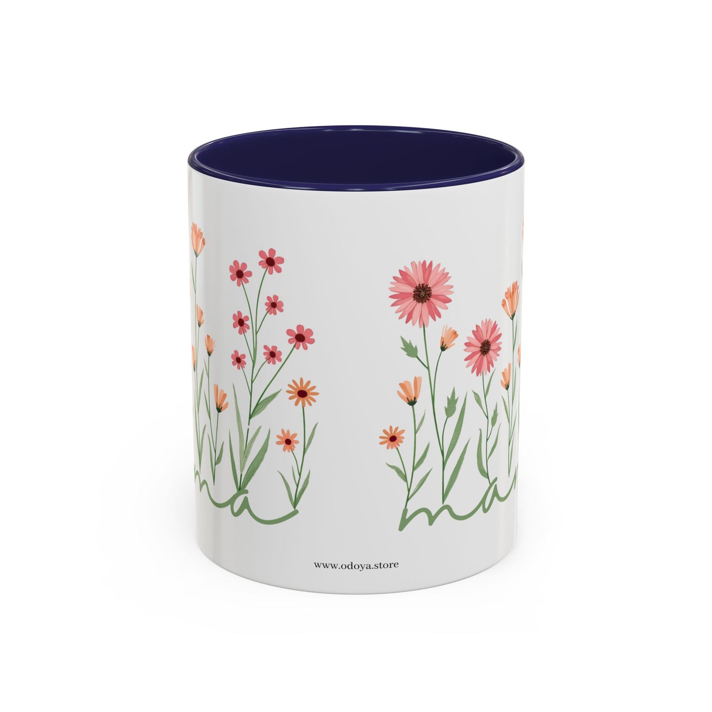 Coffee Mug Minimalist Flowers Mother's Day Gift