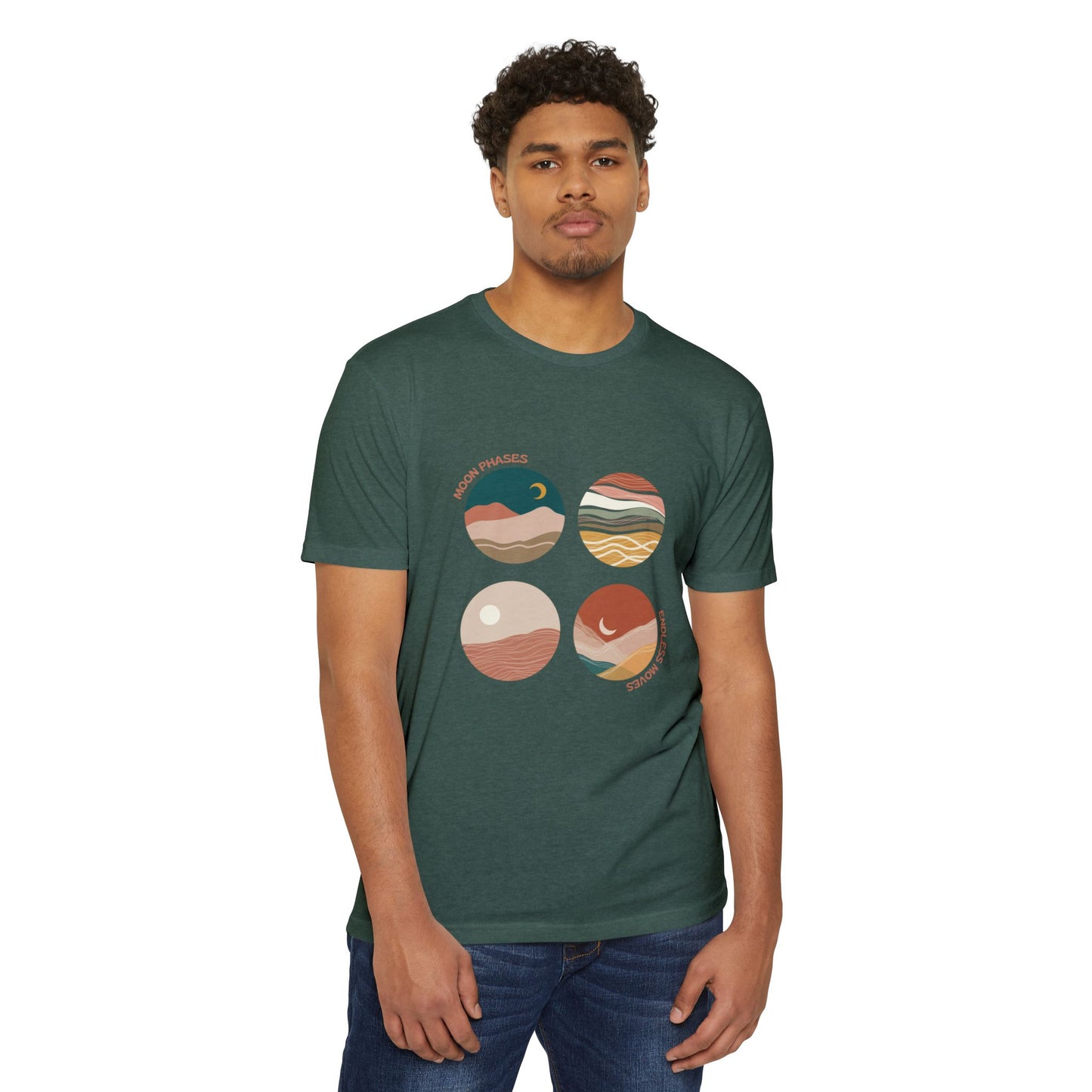 Moon Phases T-Shirt – Celestial Design for Astrology Lovers