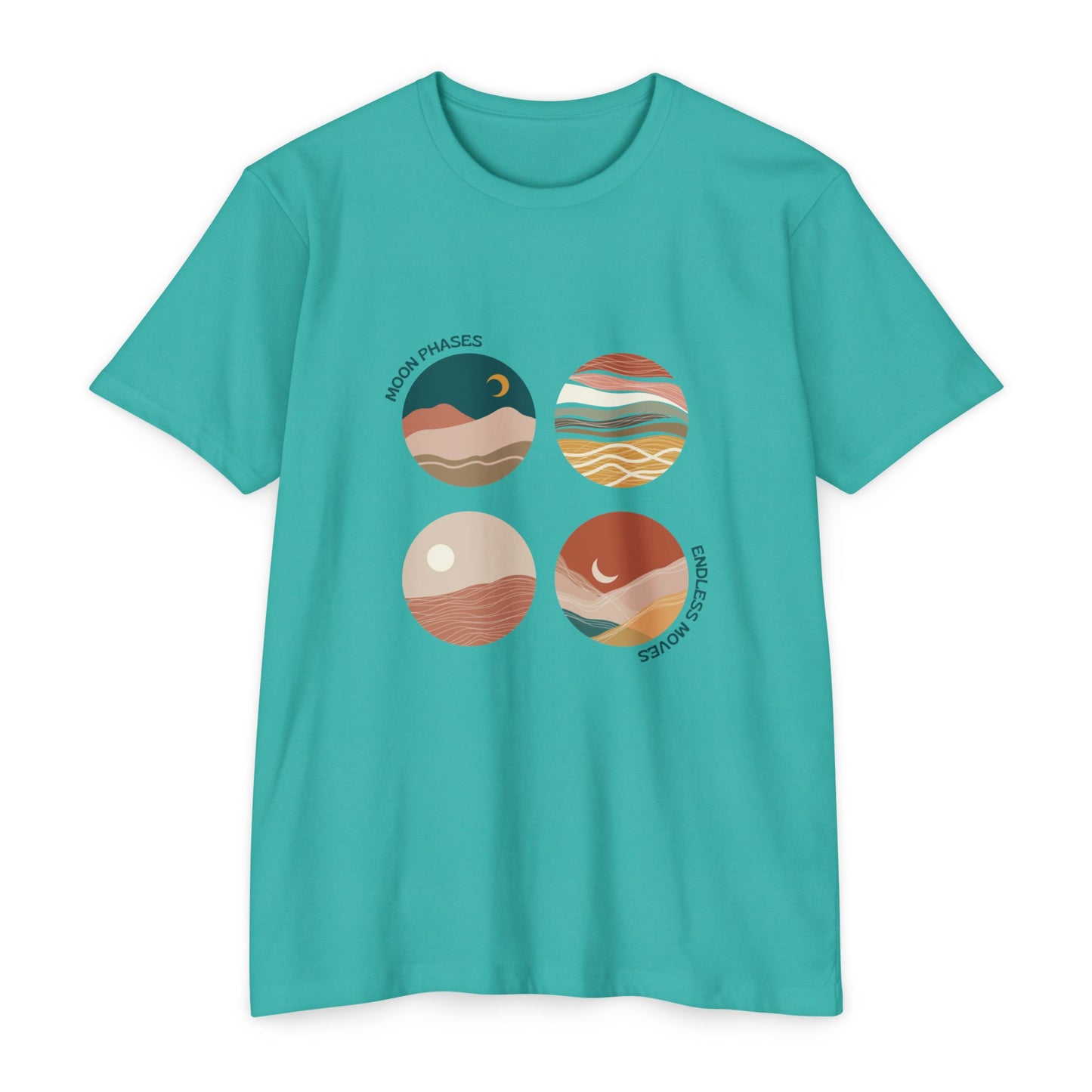 Moon Phases T-Shirt – Celestial Design for Astrology Lovers