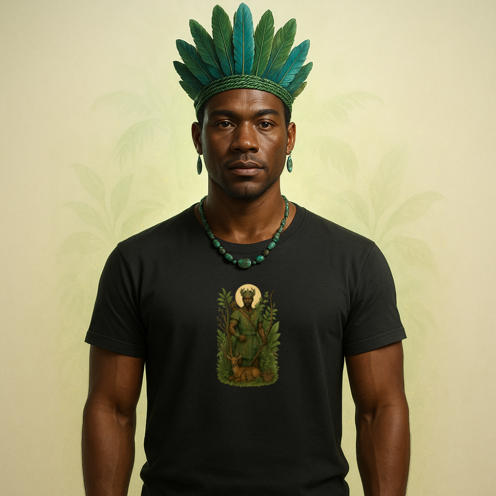 The Forest Spirit - Oshosi Orisha T-shirt