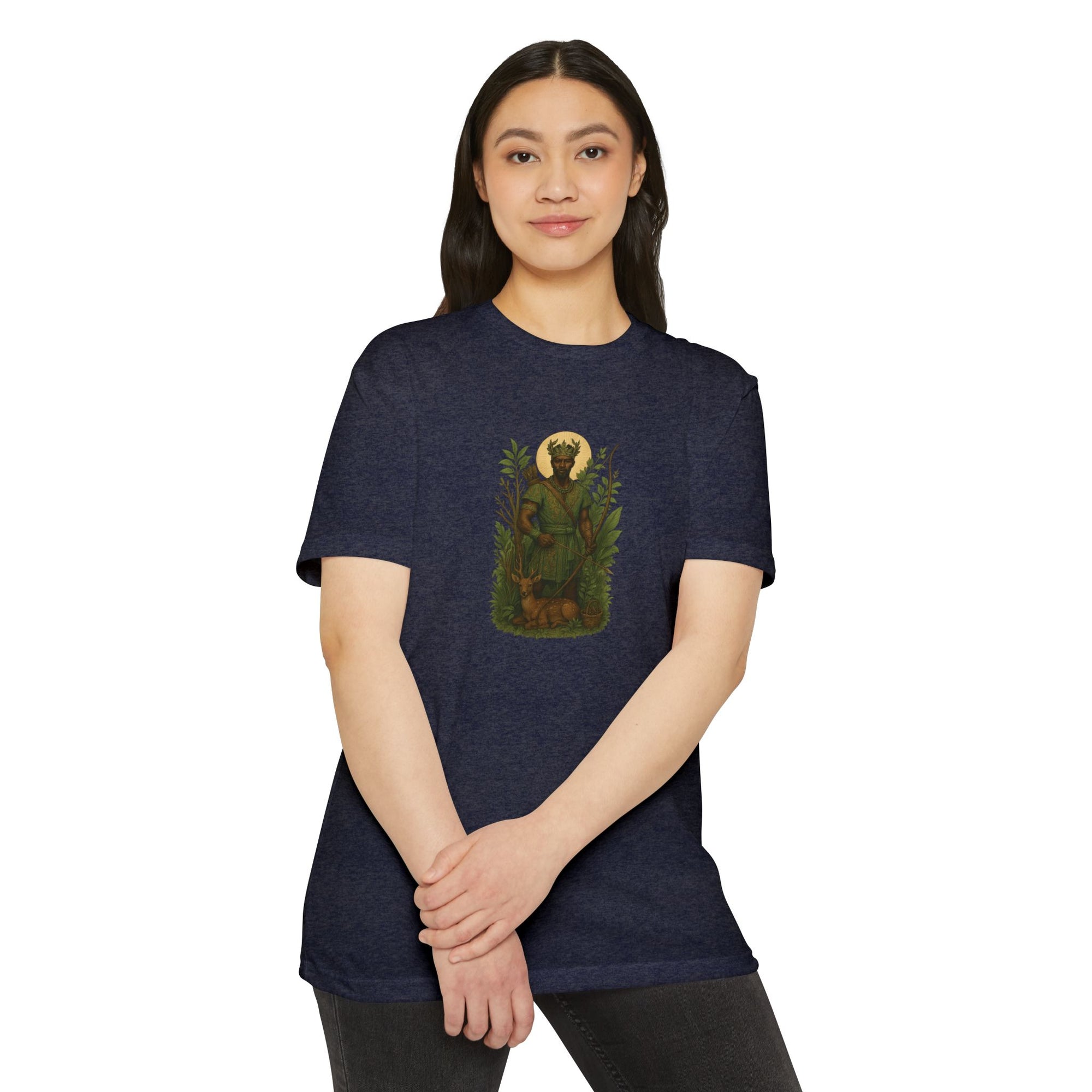 The Forest Spirit - Oshosi Orisha African Spirituality T-shirt