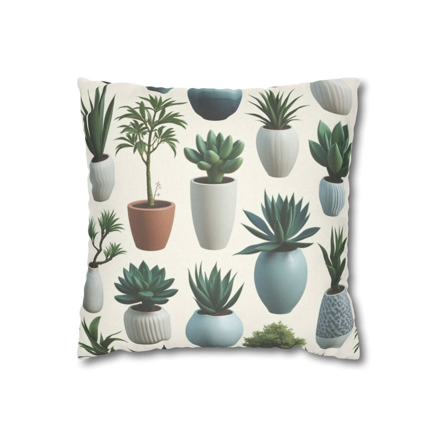 Succulent Garden Design Pillowcase (multi-sizes)