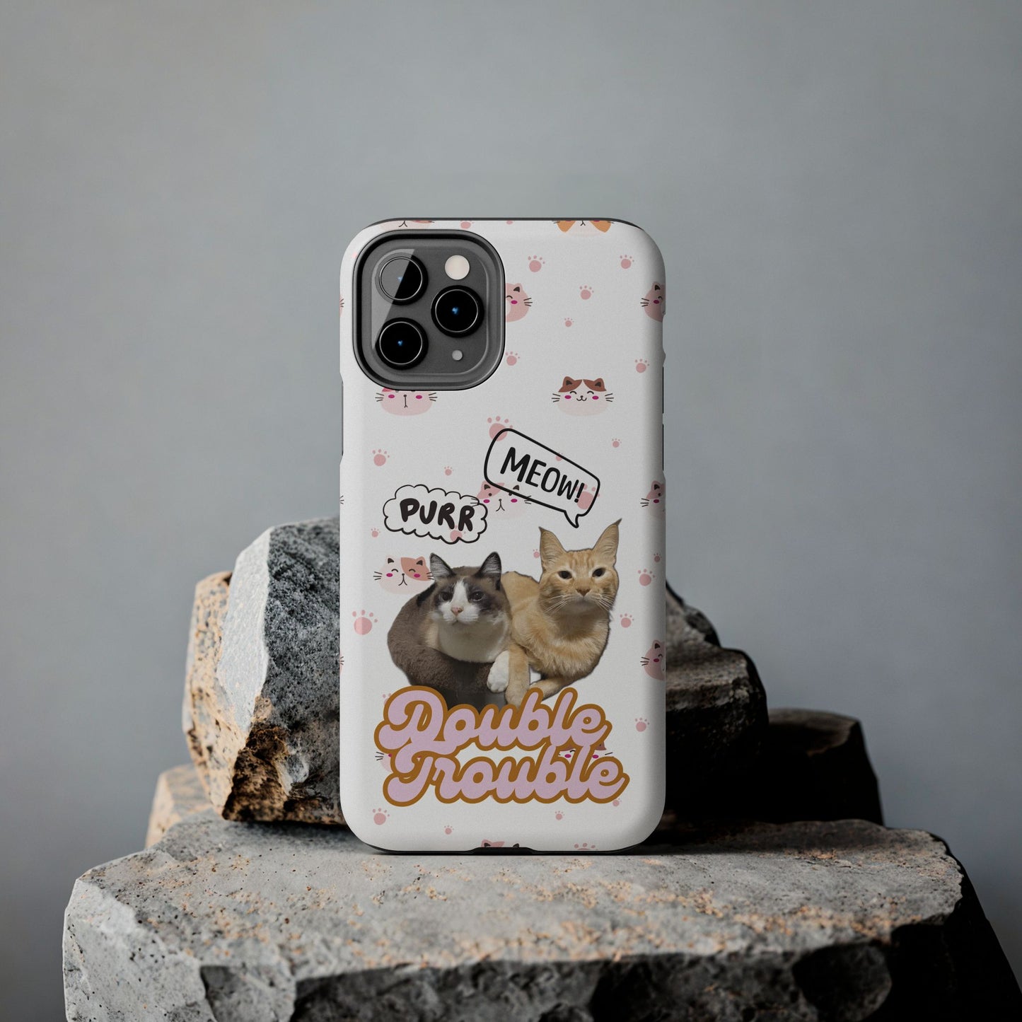 Phone Cases - Cat lovers - White Design