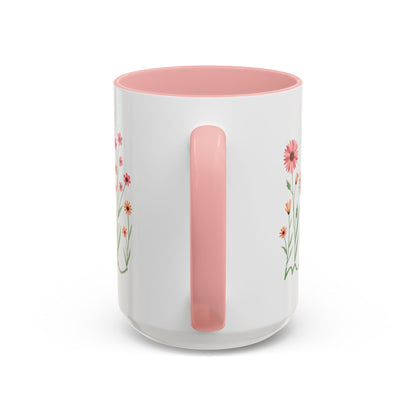 Coffee Mug Minimalist Flowers Mother's Day Gift