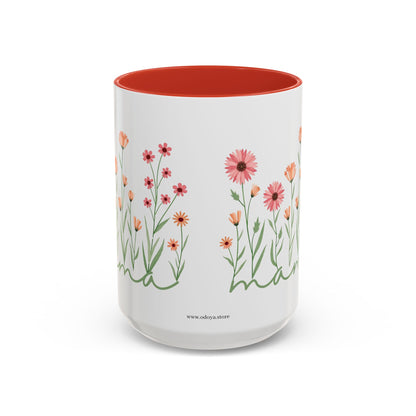 Coffee Mug Minimalist Flowers Mother's Day Gift