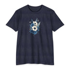 Blue Cosmic Flowers T-shirt