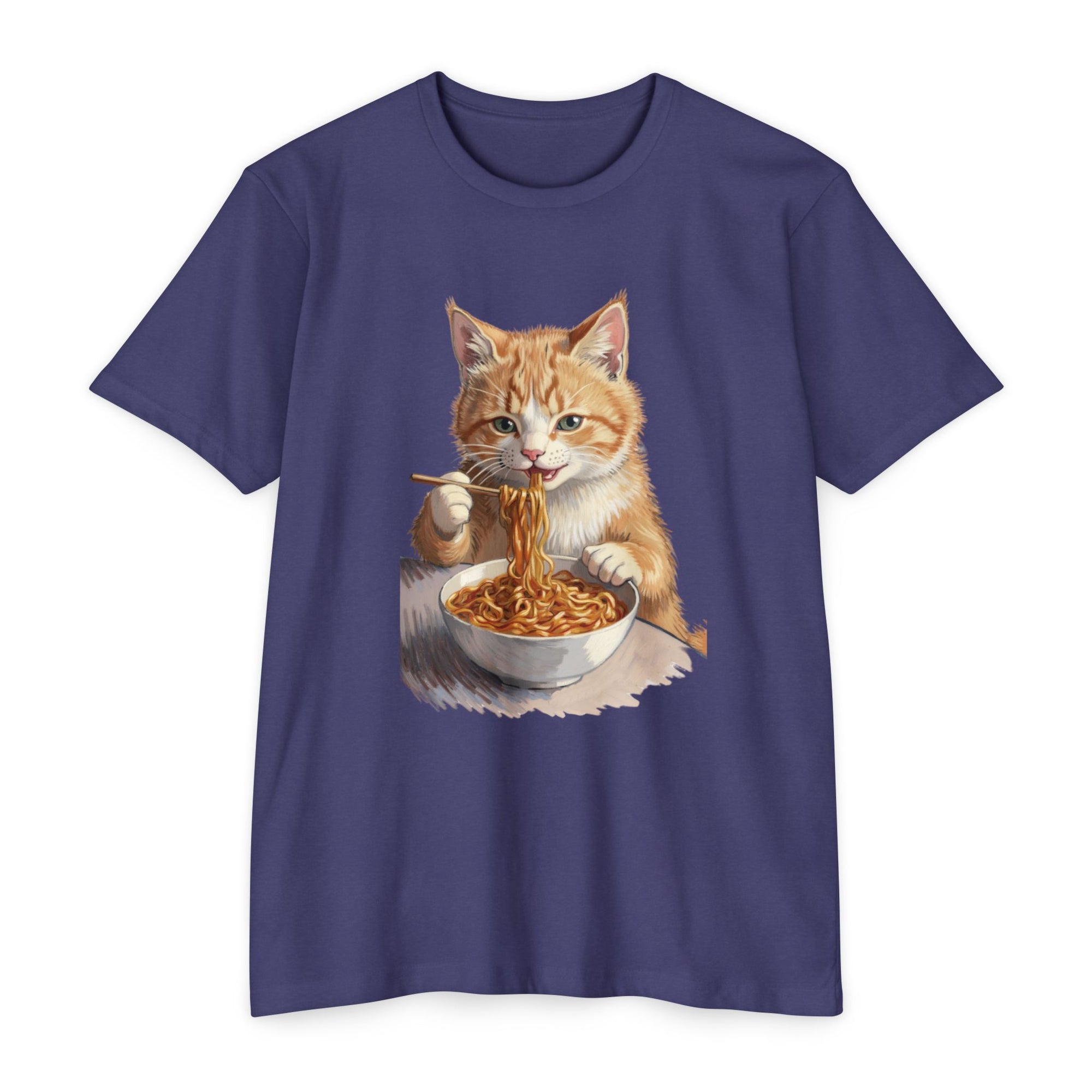 Noodle Cat T-Shirt – Retro Ramen